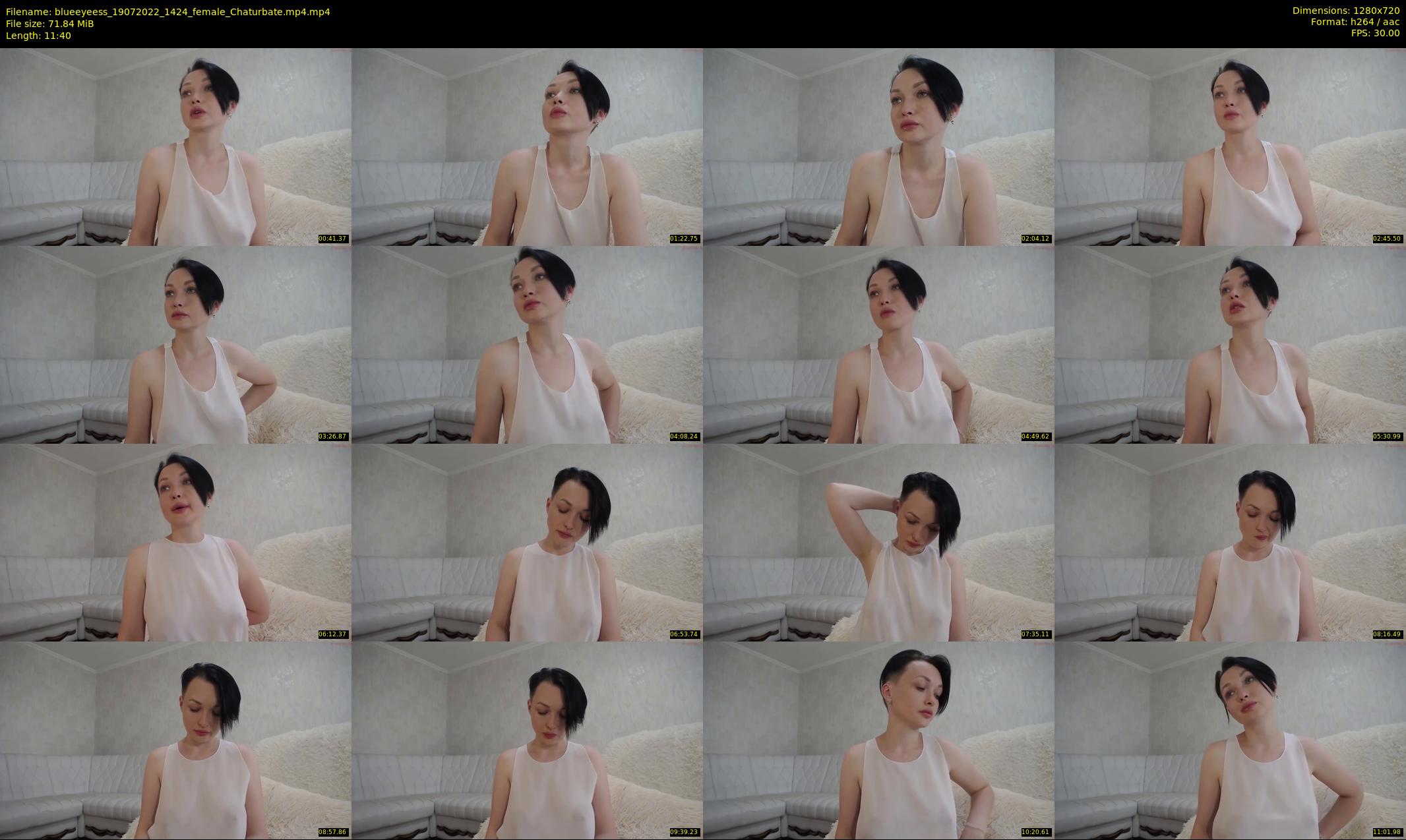 blueeyeess — 12 minute Chaturbate female cam show recording, 720p, Jul 19, 2022
