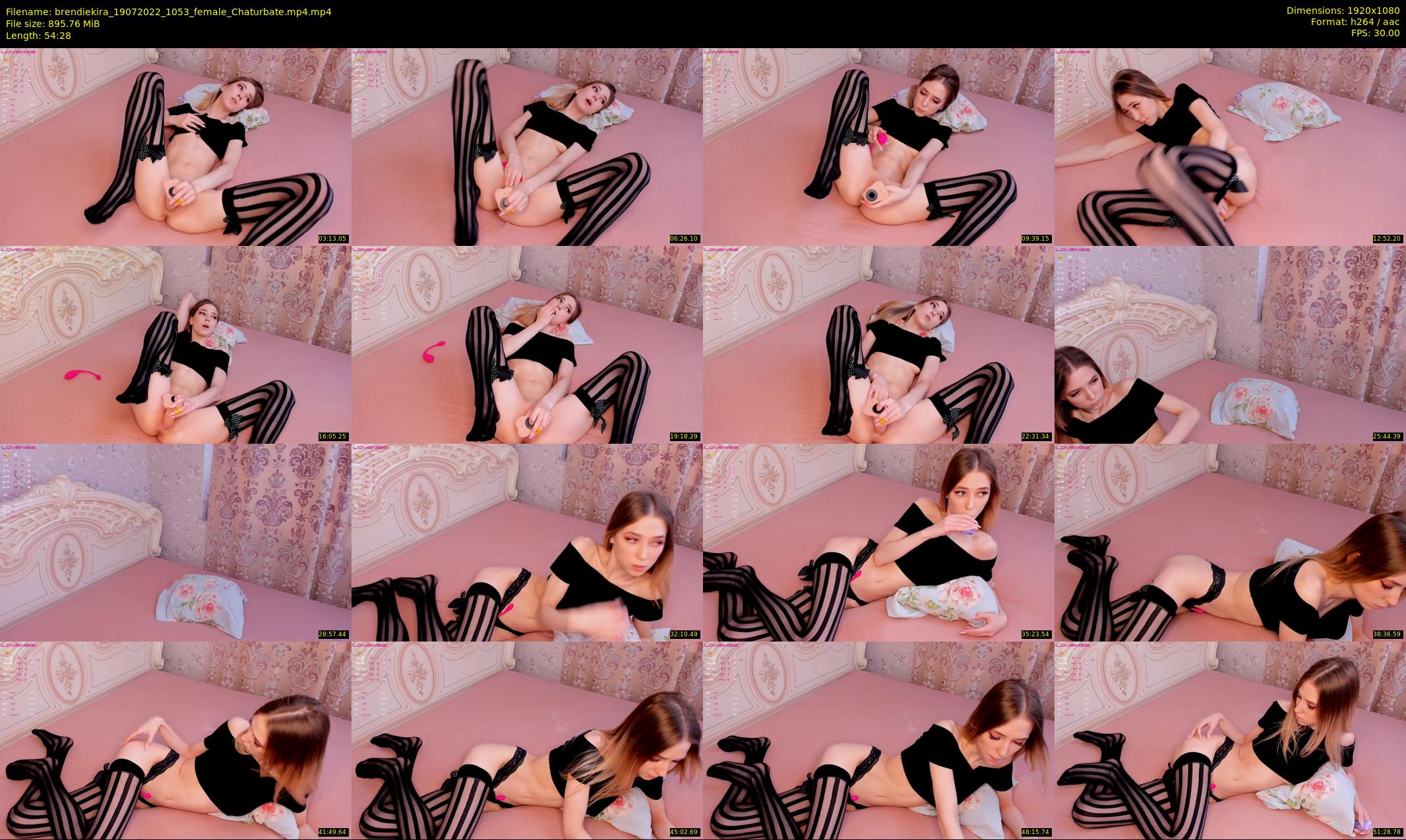 brendiekira — 55 minute Chaturbate couple cam show recording, 1080p, Jul 19, 2022
