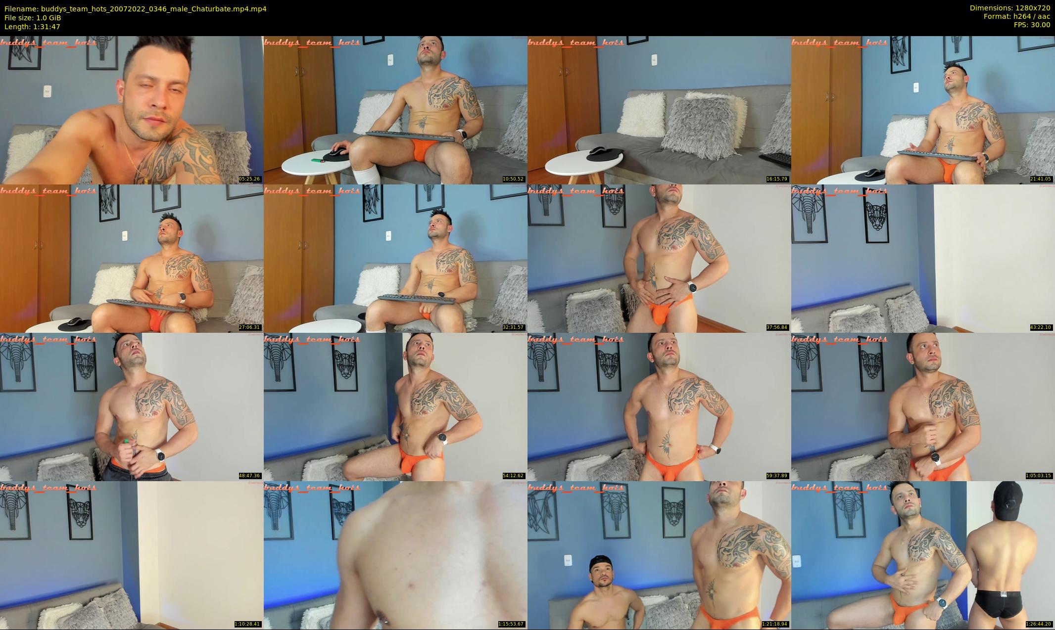 buddys_team_hots — 92 minute Chaturbate couple cam show recording, 720p, Jul 20, 2022