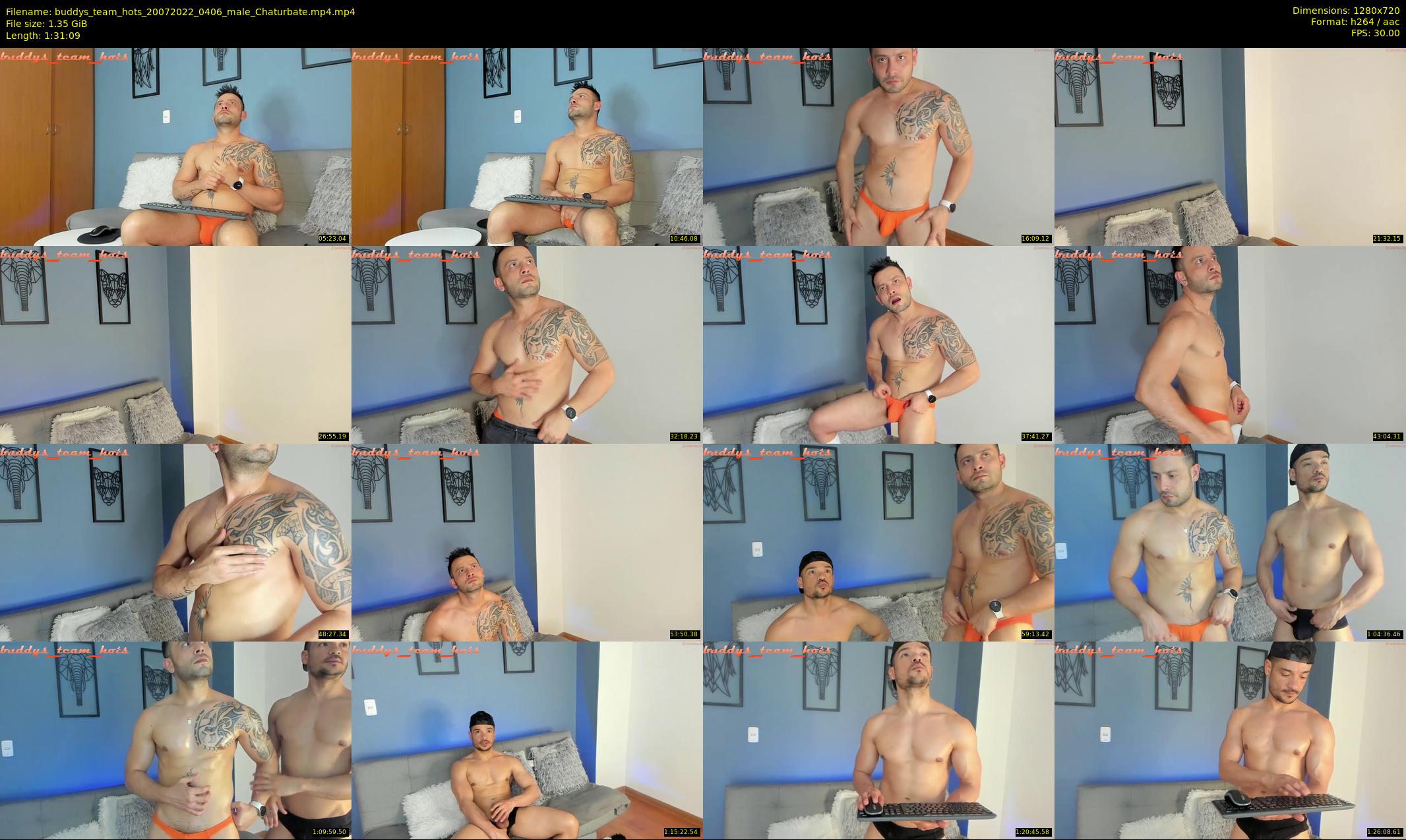 buddys_team_hots — 92 minute Chaturbate couple cam show recording, 720p, Jul 20, 2022