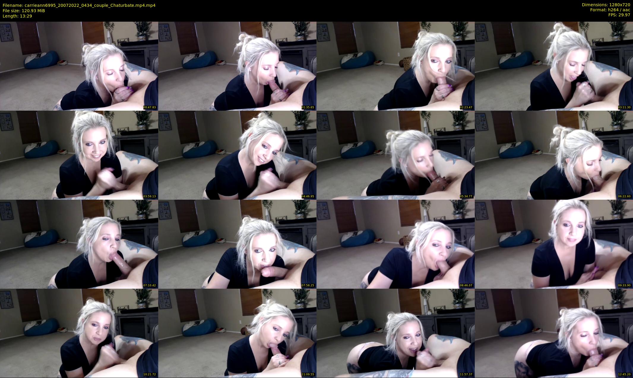 carrieann6995 — 14 minute Chaturbate couple cam show recording, 720p, Jul 20, 2022