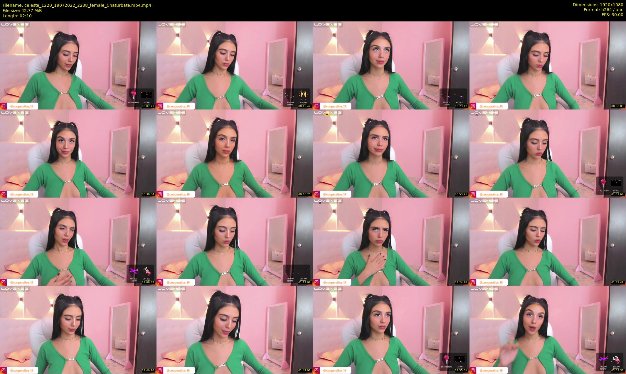 celeste_1220 — 3 minute Chaturbate female cam show recording, 1080p, Jul 19, 2022