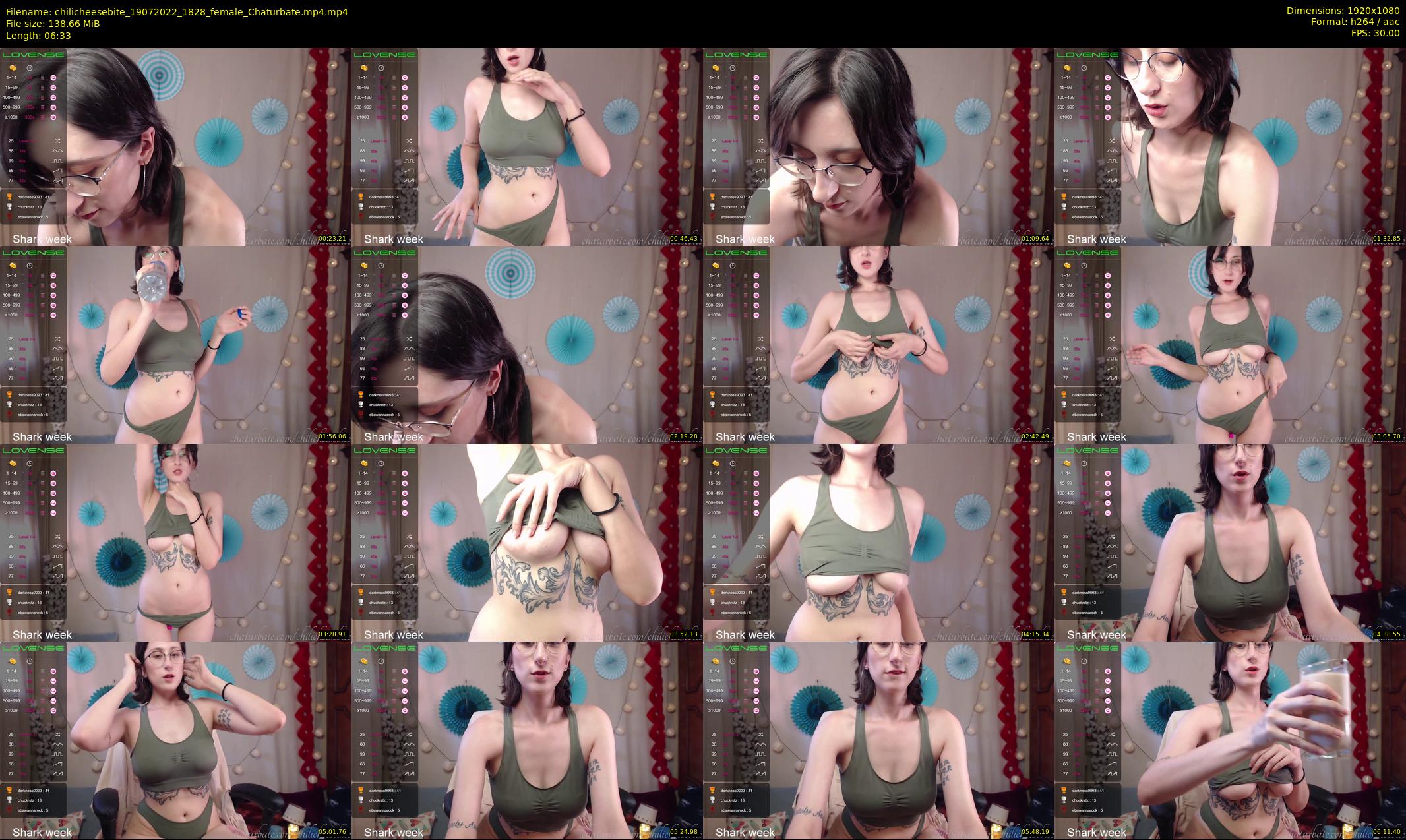 chilicheesebite — 7 minute Chaturbate female cam show recording, 1080p, Jul 19, 2022