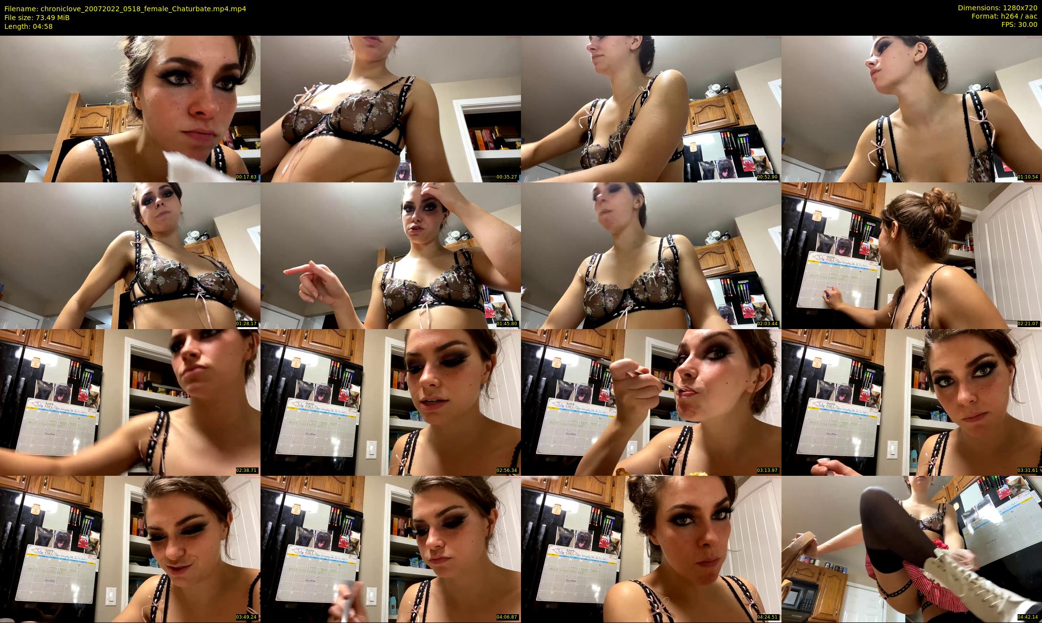 chroniclove — 5 minute Chaturbate female cam show recording, 720p, Jul 20, 2022
