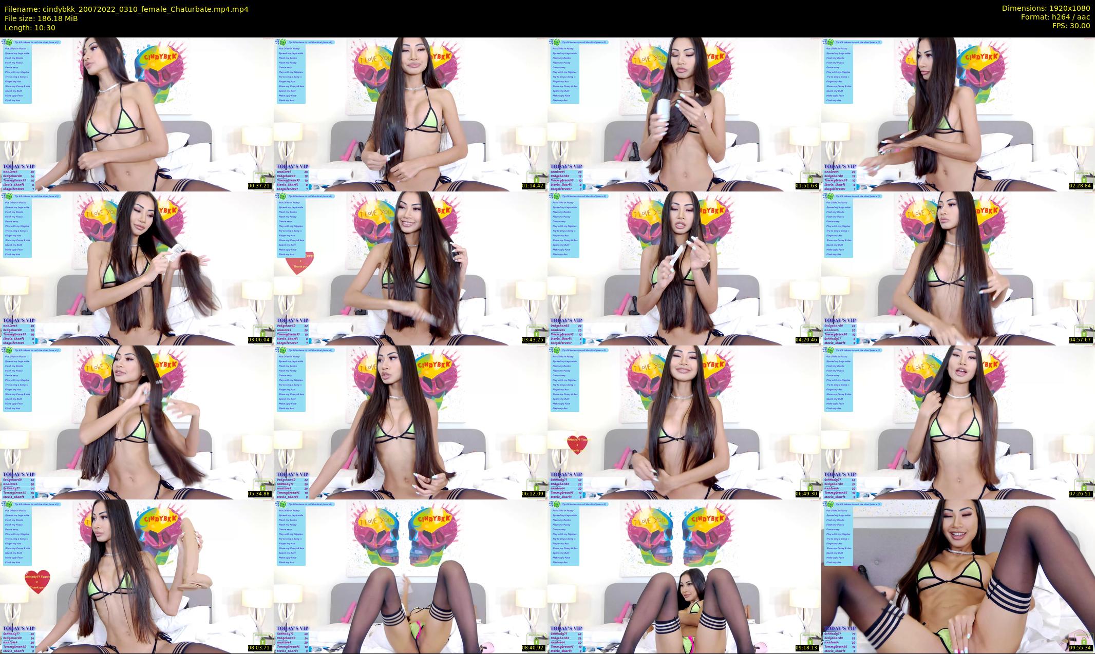 cindybkk — 11 minute Chaturbate female cam show recording, 1080p, Jul 20, 2022