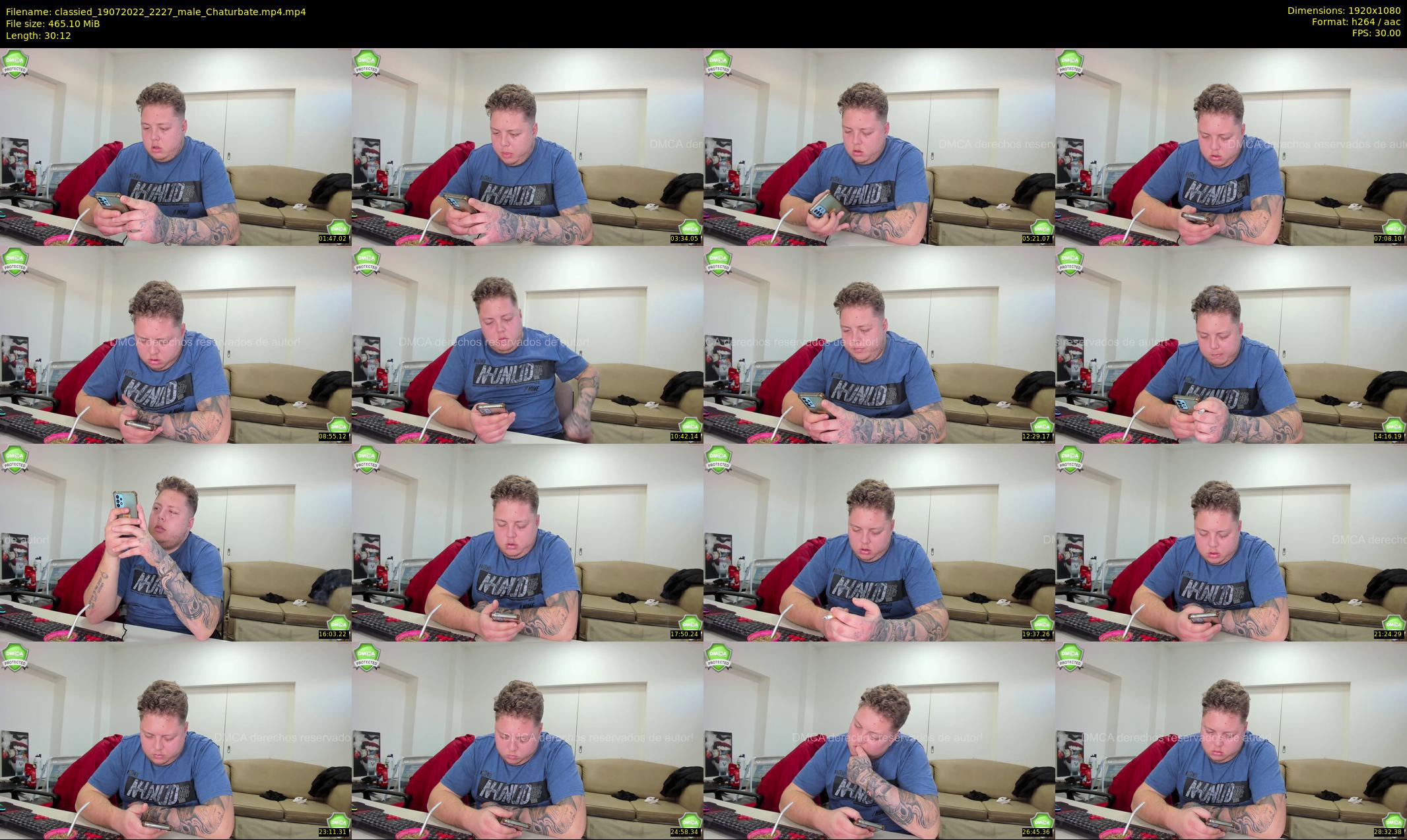 classied — 31 minute Chaturbate male cam show recording, 1080p, Jul 19, 2022