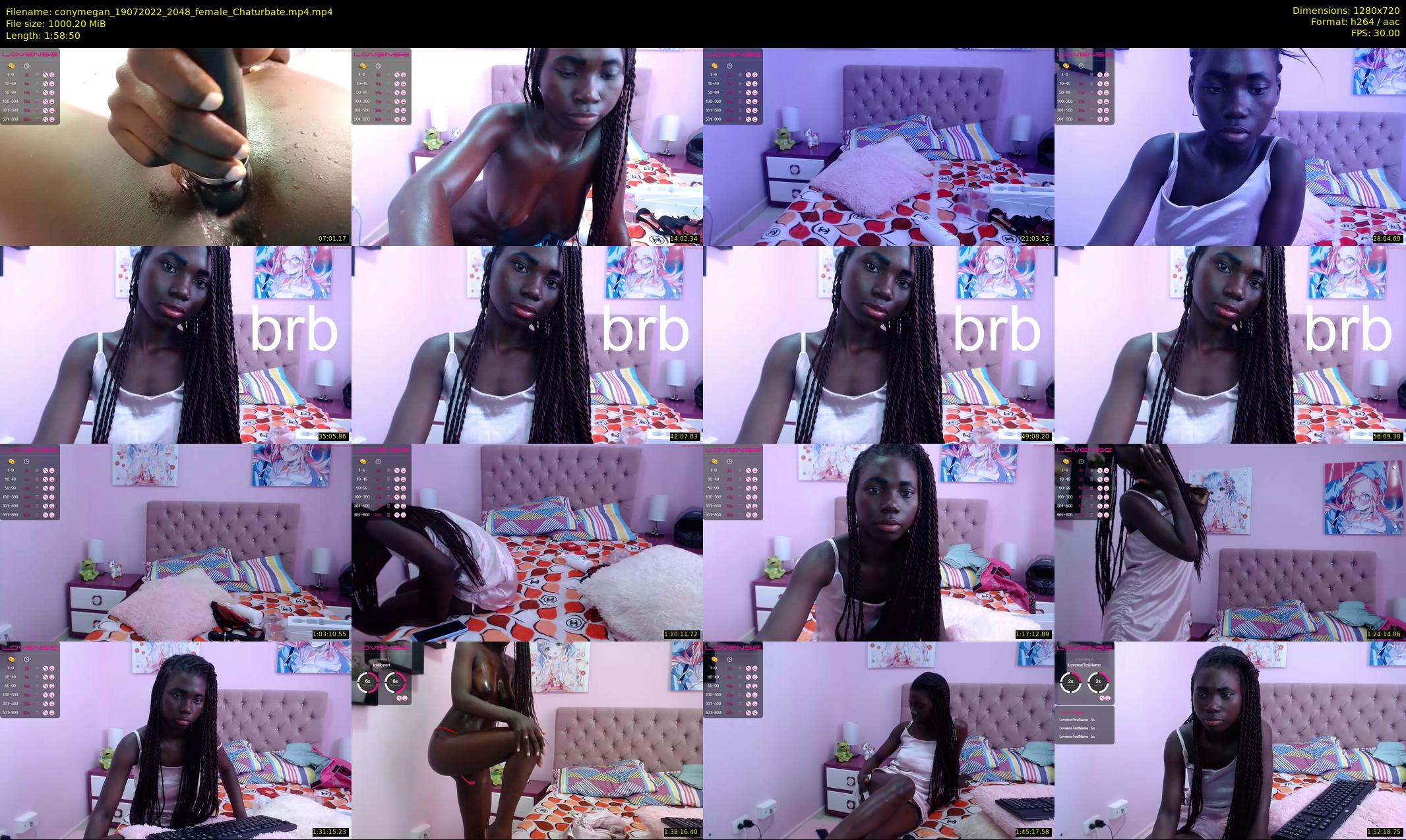 conymegan — 119 minute Chaturbate female cam show recording, 720p, Jul 19, 2022