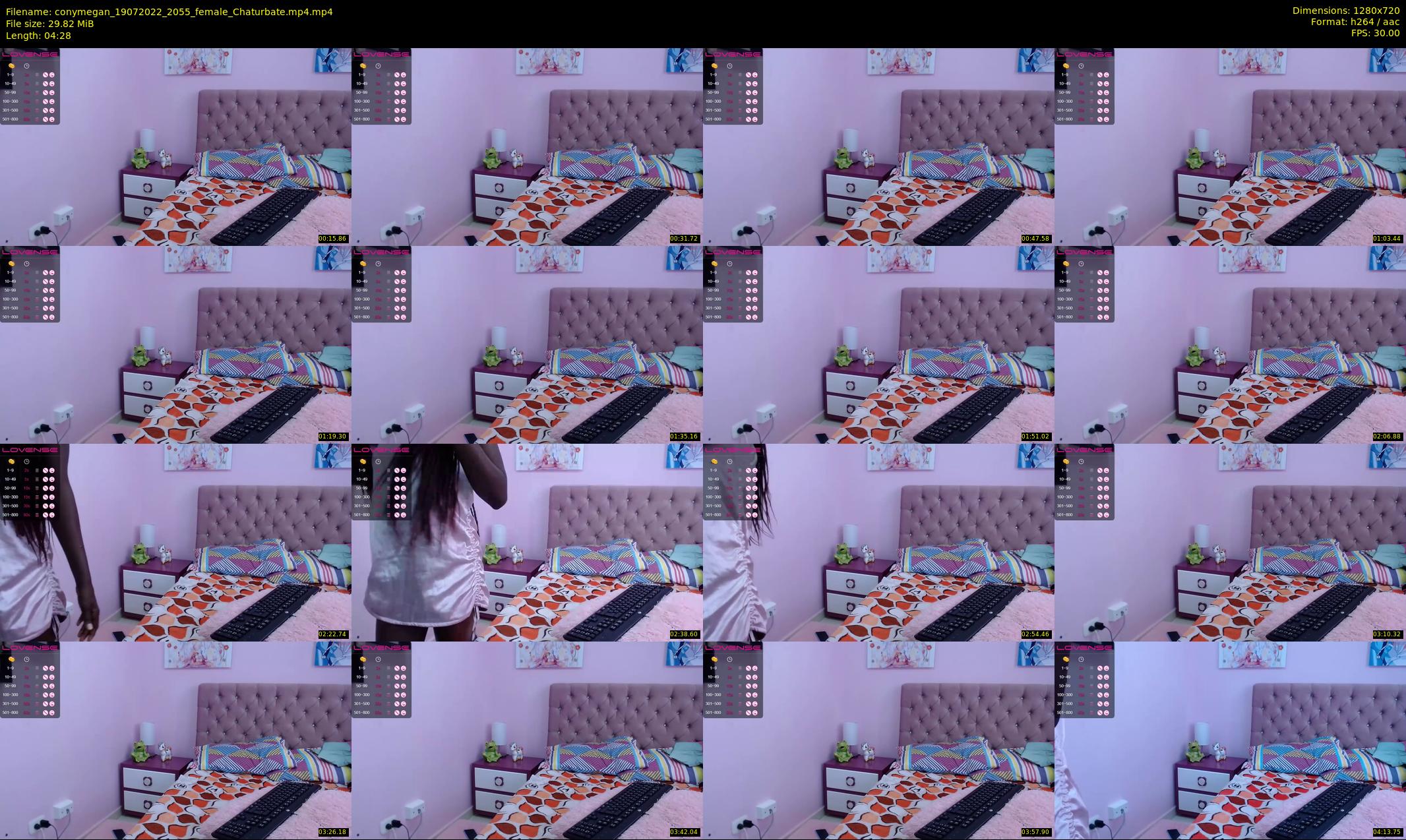 conymegan — 5 minute Chaturbate female cam show recording, 720p, Jul 19, 2022