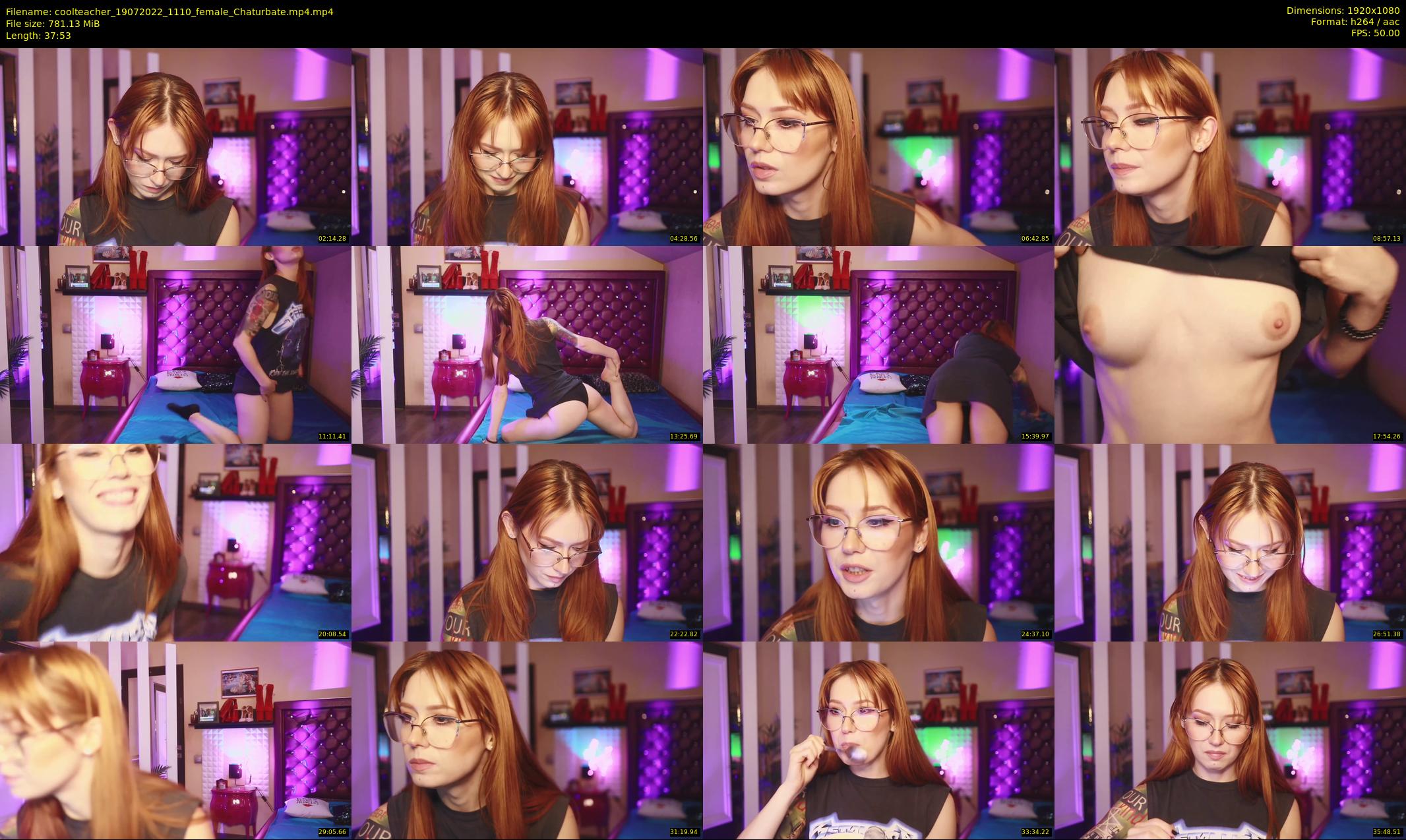 coolteacher — 38 minute Chaturbate female cam show recording, 1080p, Jul 19, 2022