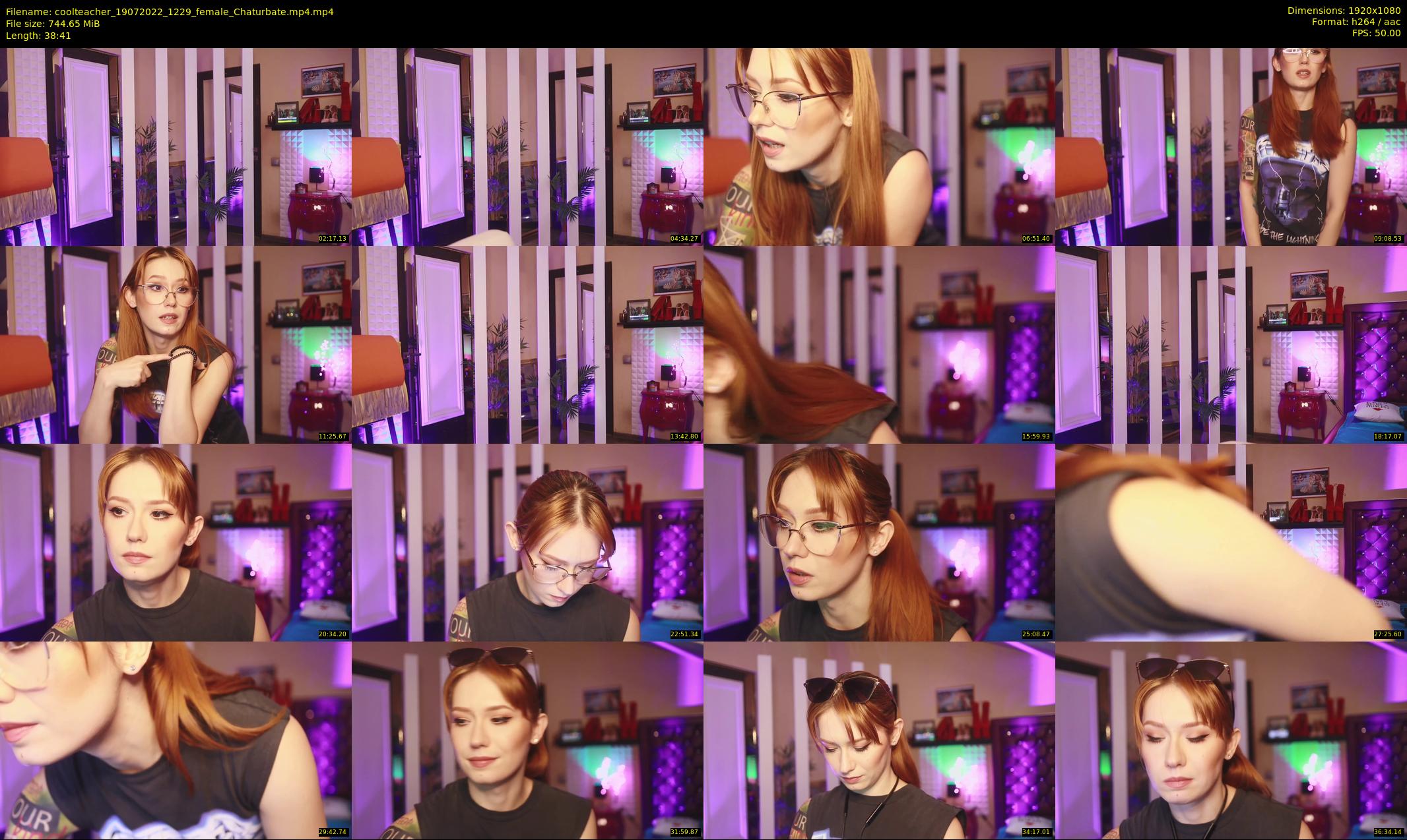 coolteacher — 39 minute Chaturbate female cam show recording, 1080p, Jul 19, 2022