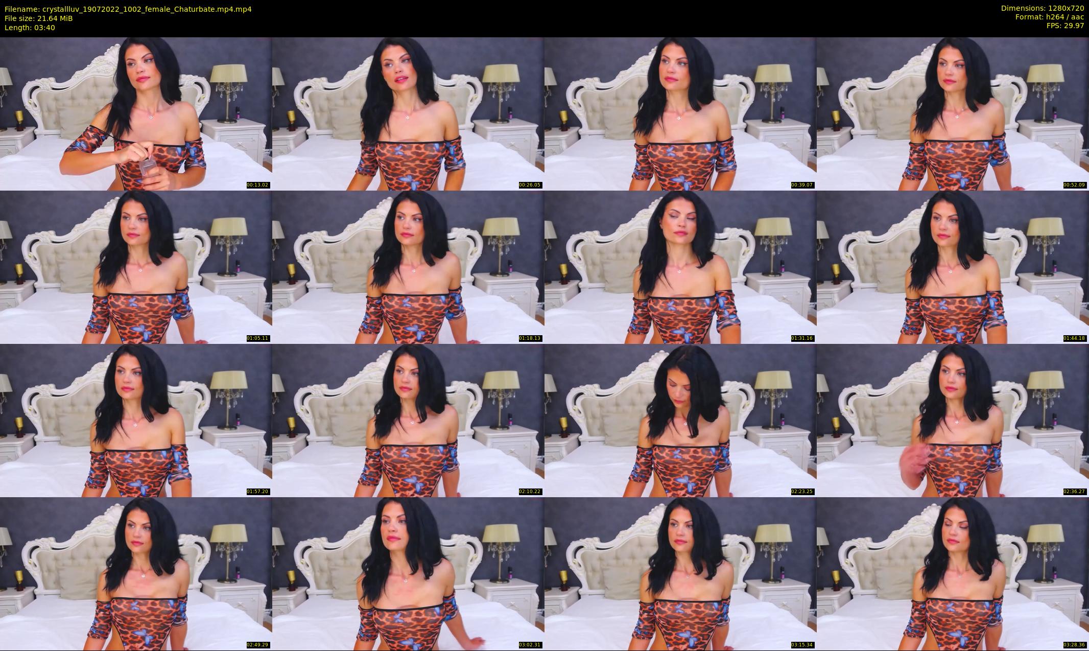 crystallluv — 4 minute Chaturbate female cam show recording, 720p, Jul 19, 2022