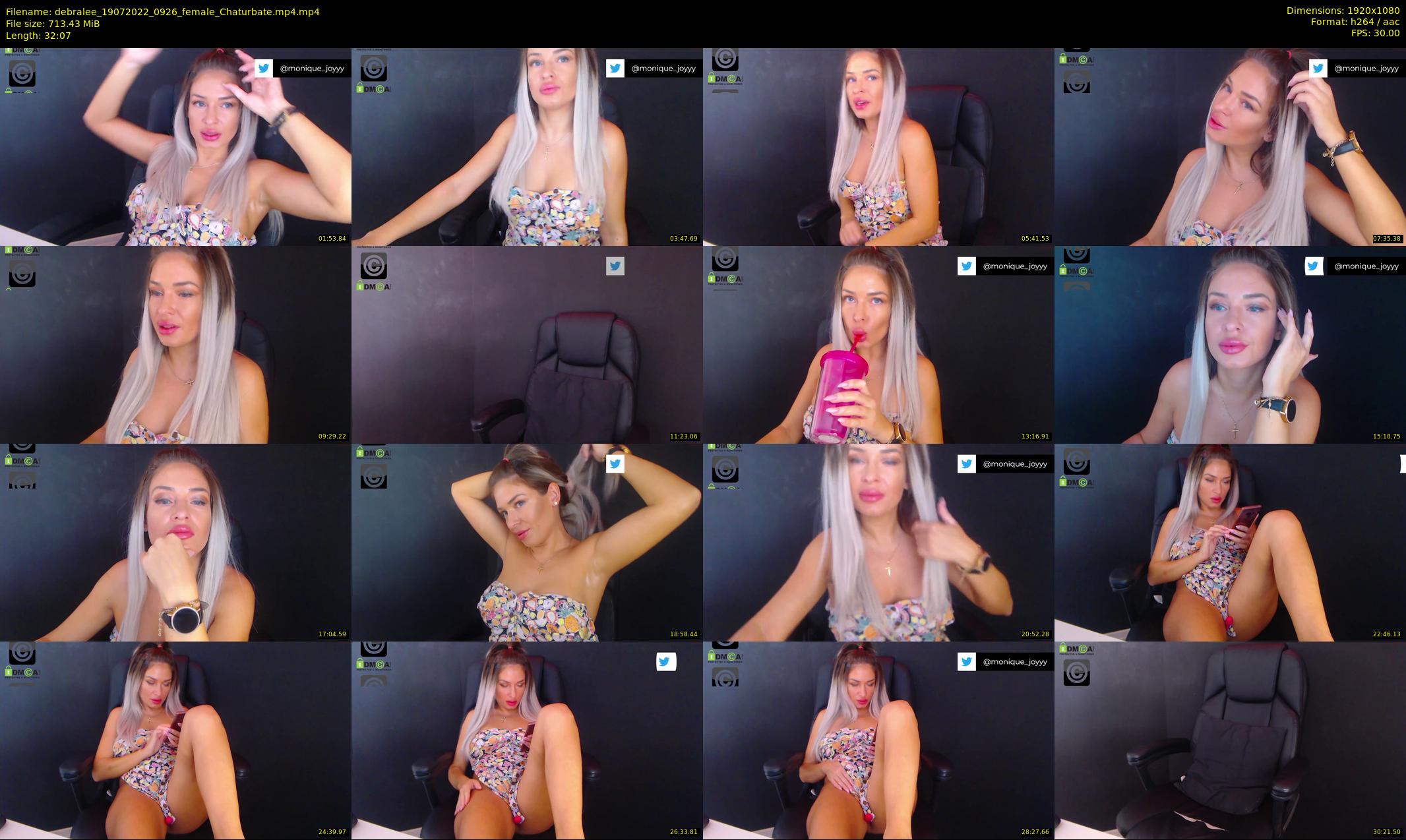 debralee — 33 minute Chaturbate female cam show recording, 1080p, Jul 19, 2022