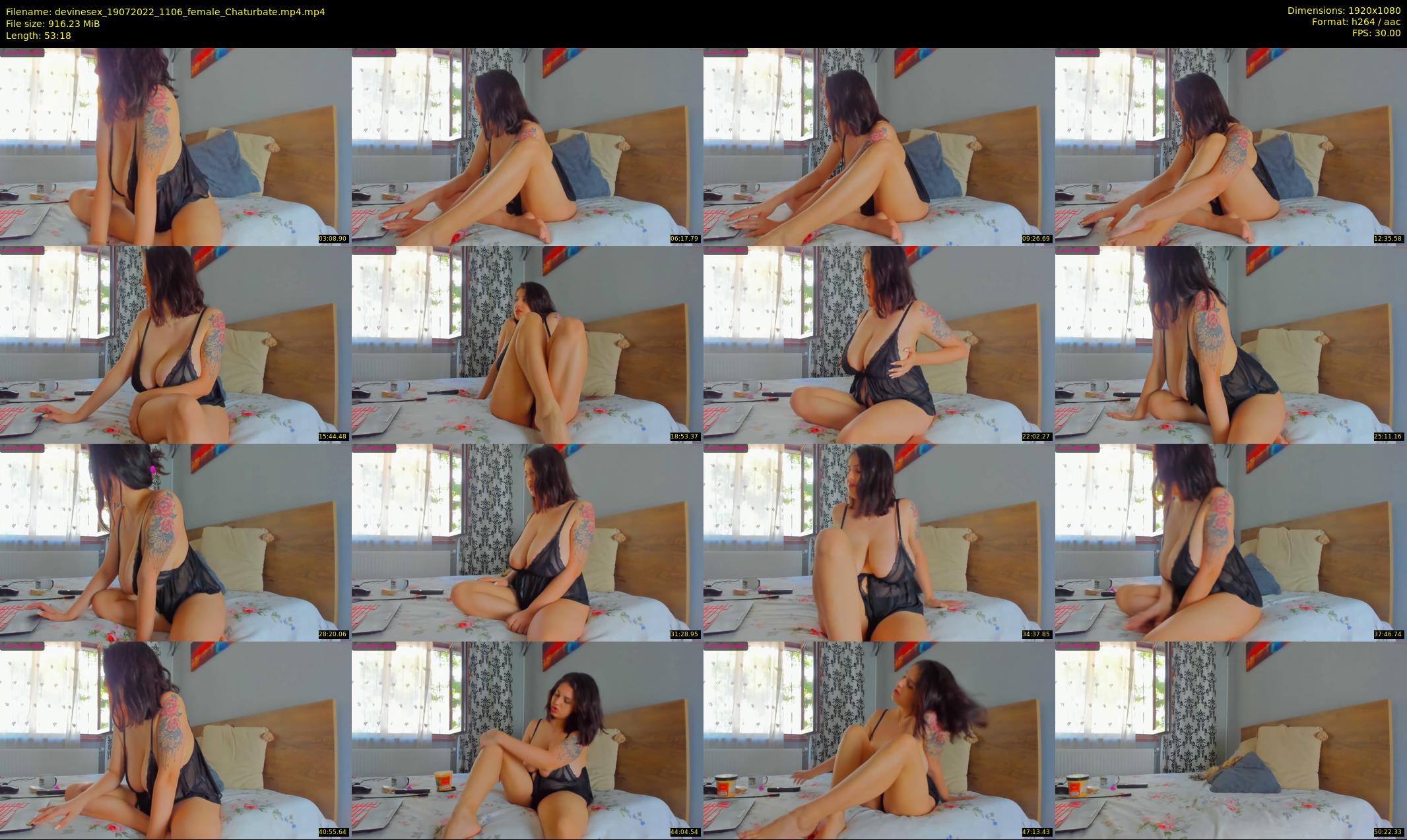 devinesex — 54 minute Chaturbate female cam show recording, 1080p, Jul 19, 2022