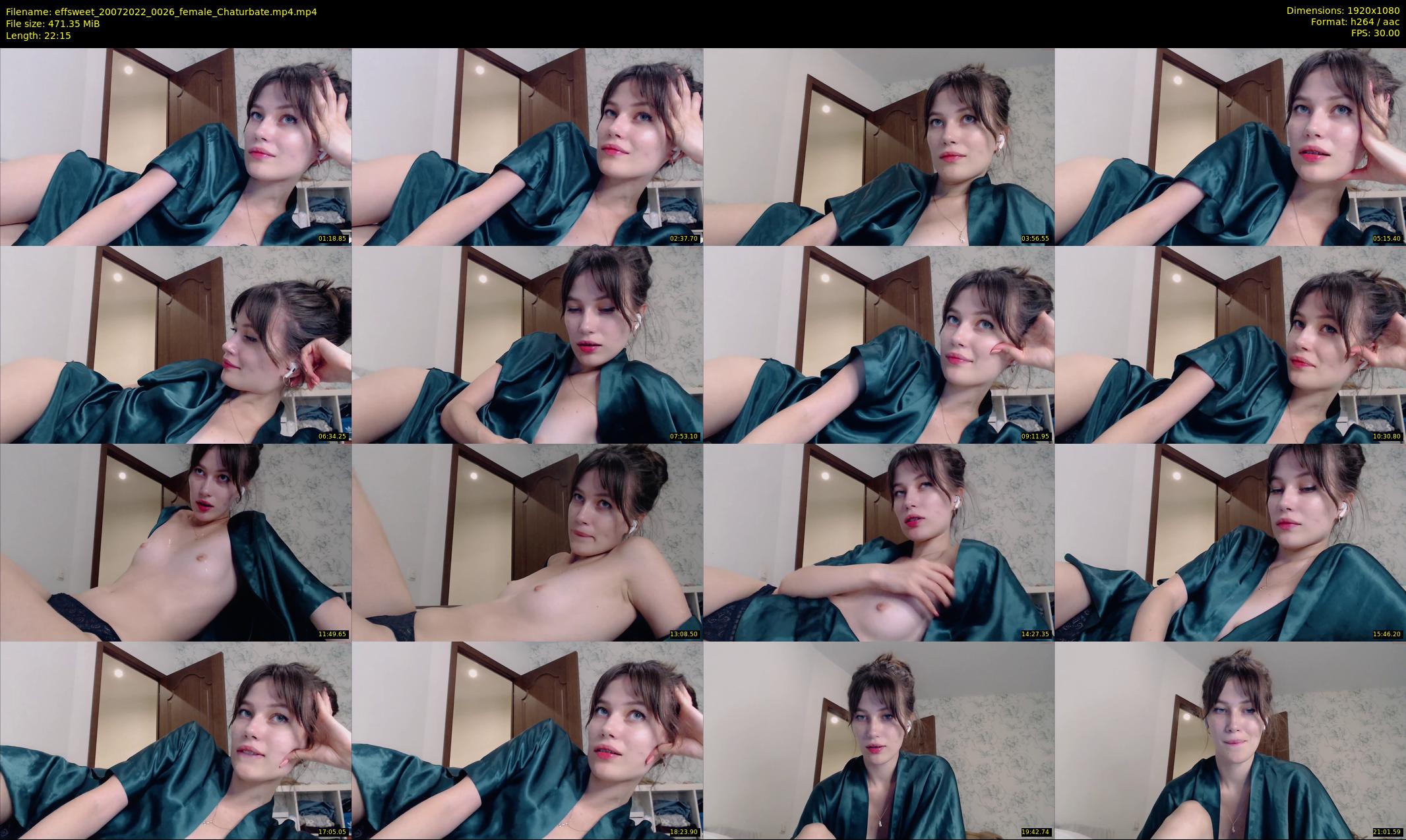effsweet — 23 minute Chaturbate female cam show recording, 1080p, Jul 20, 2022