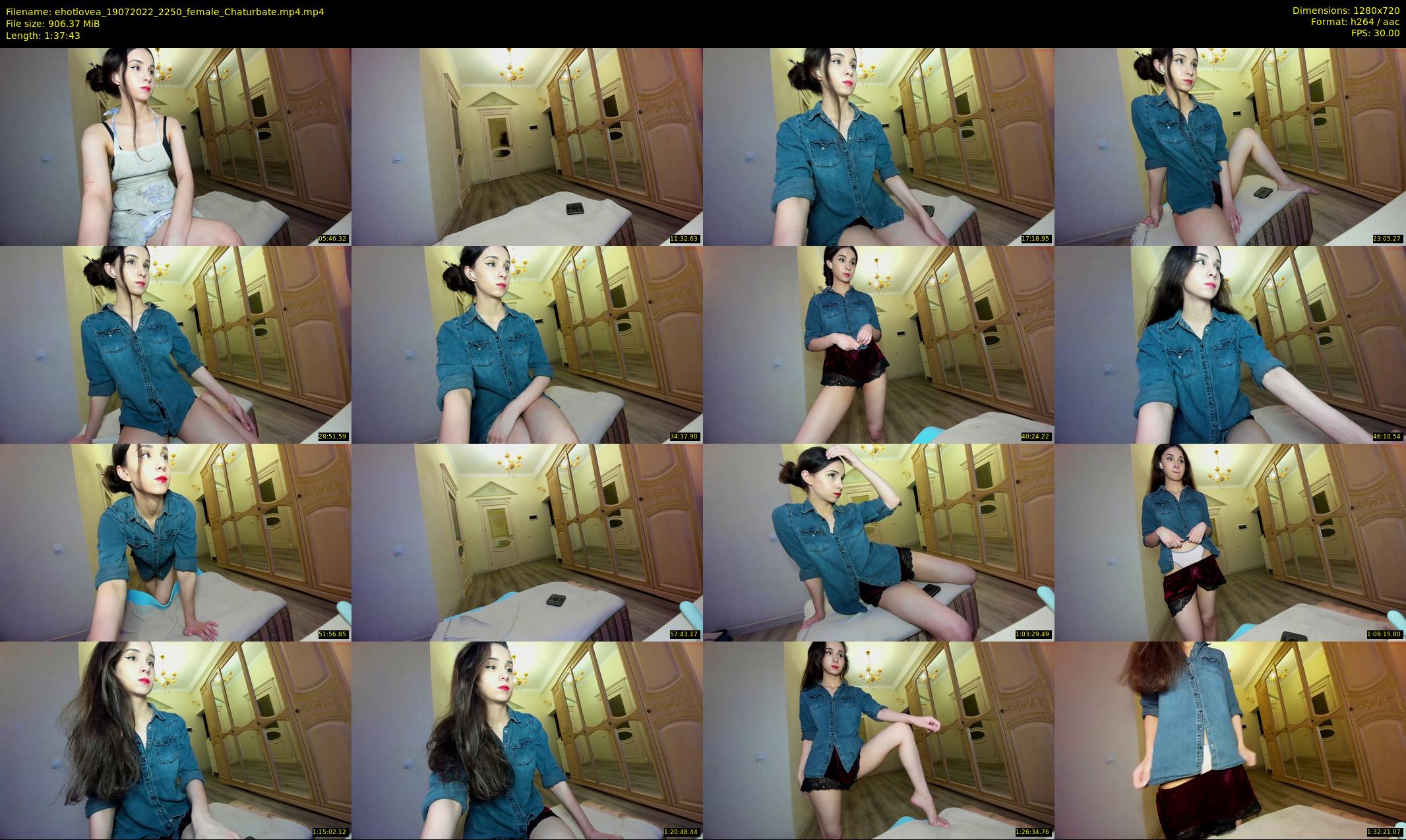 ehotlovea — 98 minute Chaturbate female cam show recording, 720p, Jul 19, 2022