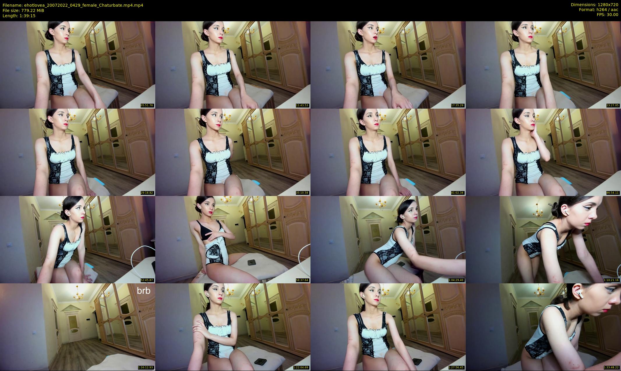 ehotlovea — 100 minute Chaturbate female cam show recording, 720p, Jul 20, 2022
