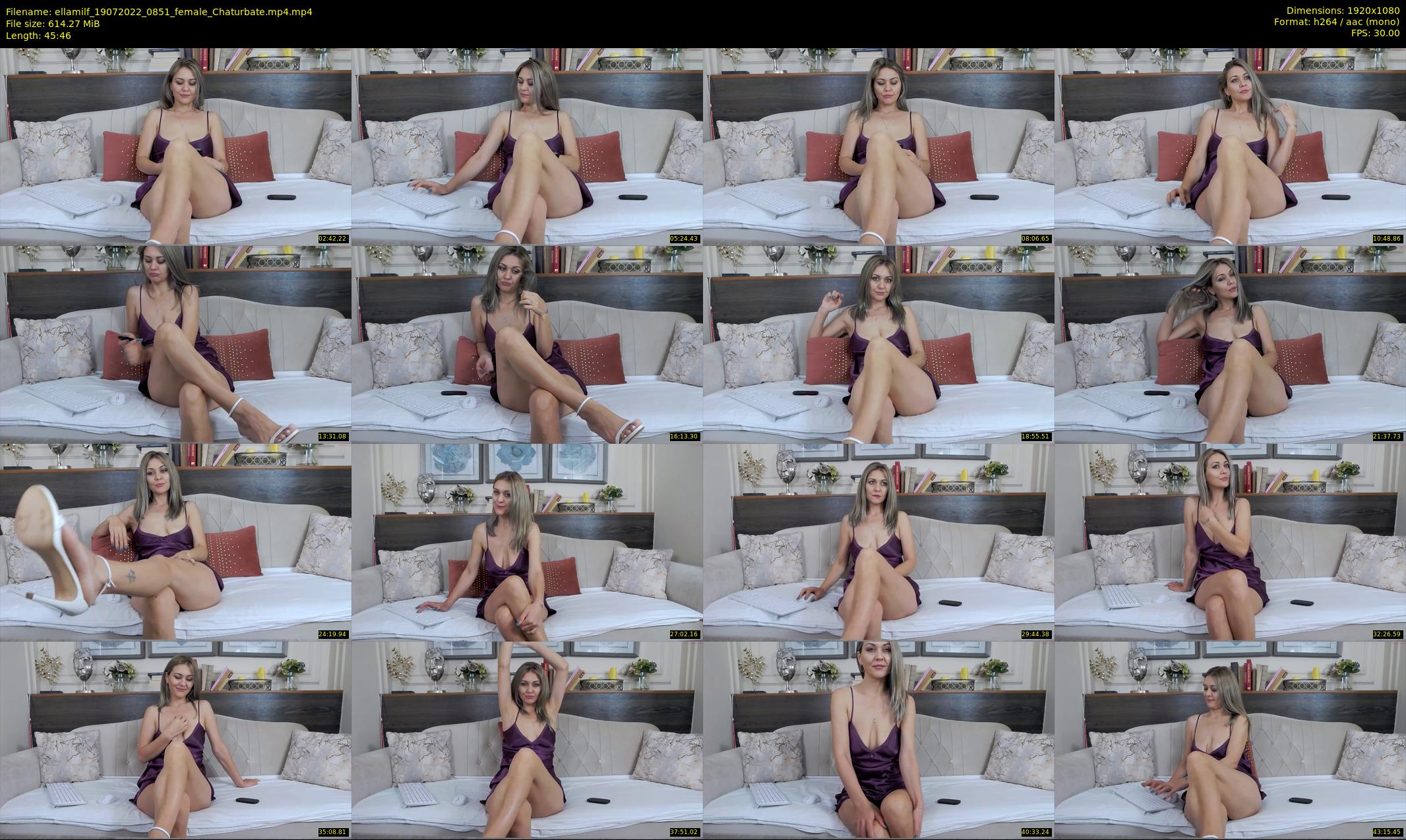 ellamilf — 46 minute Chaturbate female cam show recording, 1080p, Jul 19, 2022