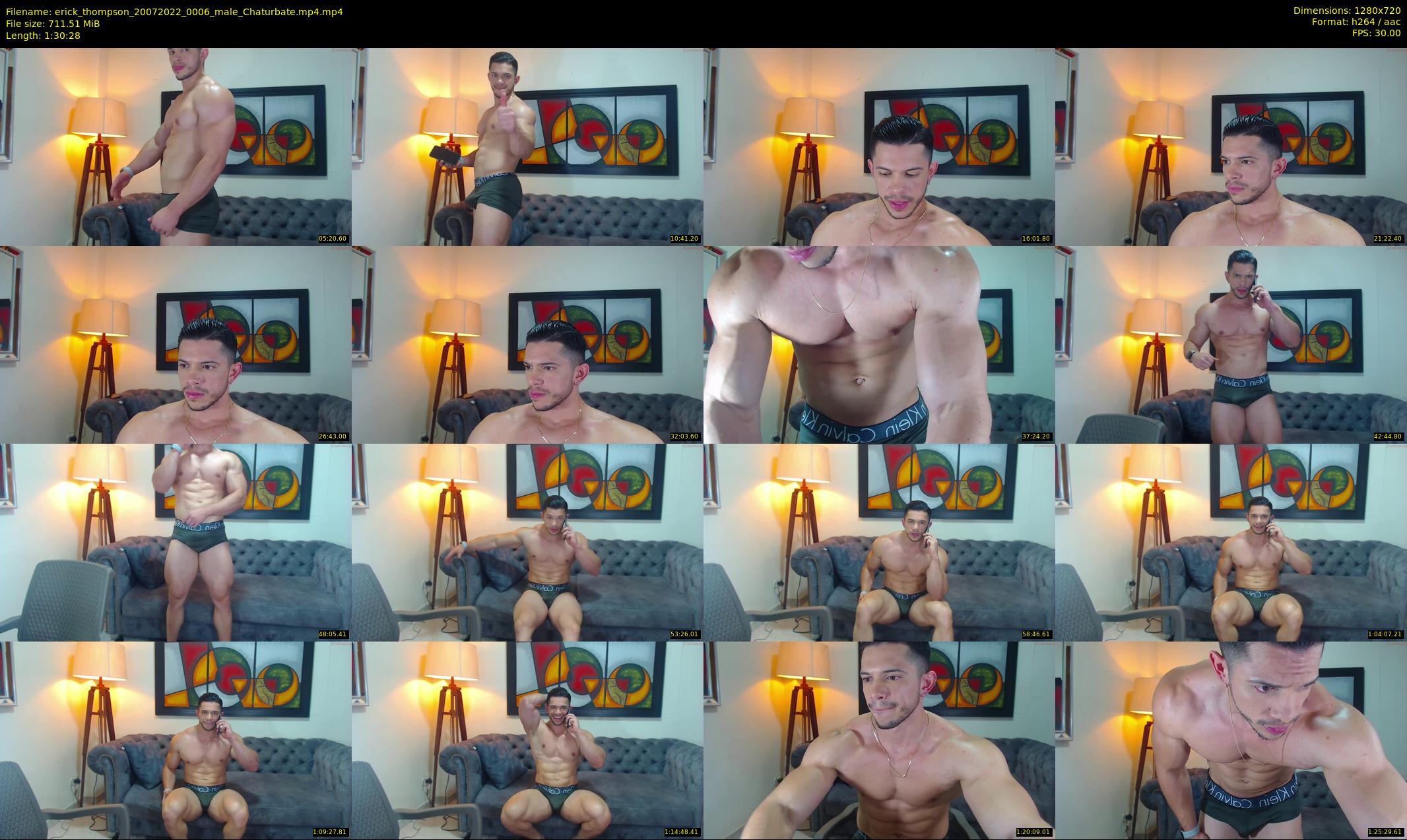 erick_thompson — 91 minute Chaturbate male cam show recording, 720p, Jul 20, 2022