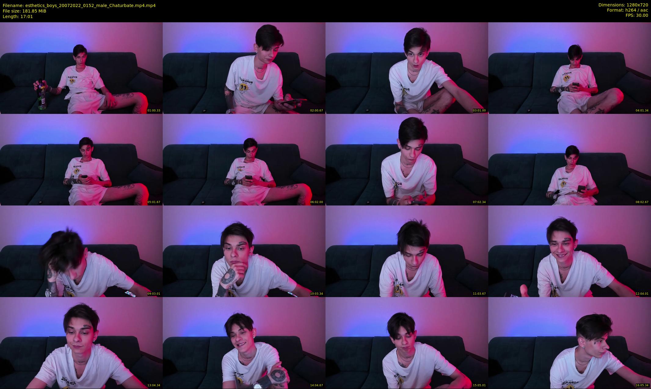 esthetics_boys — 18 minute Chaturbate male cam show recording, 720p, Jul 20, 2022