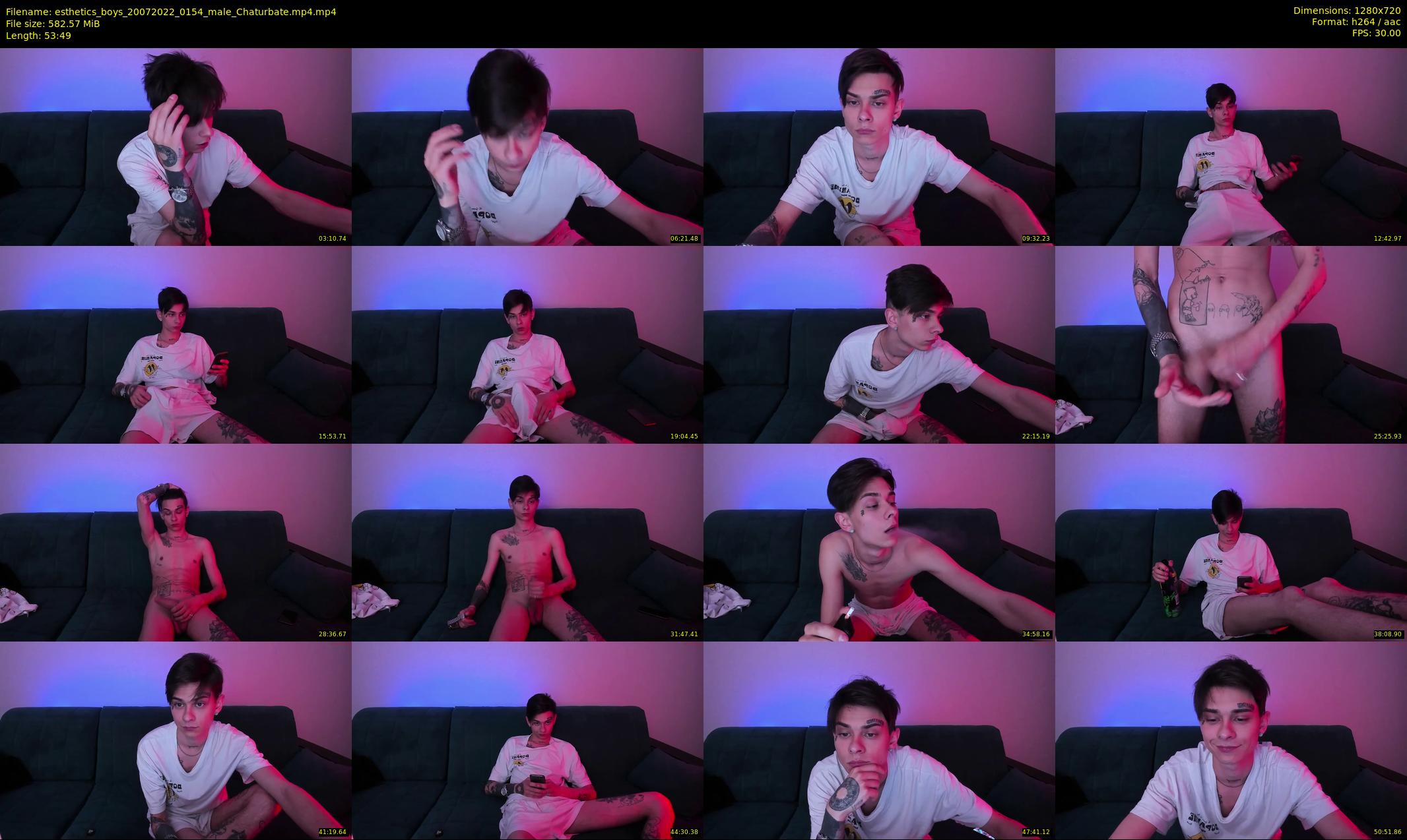 esthetics_boys — 54 minute Chaturbate male cam show recording, 720p, Jul 20, 2022