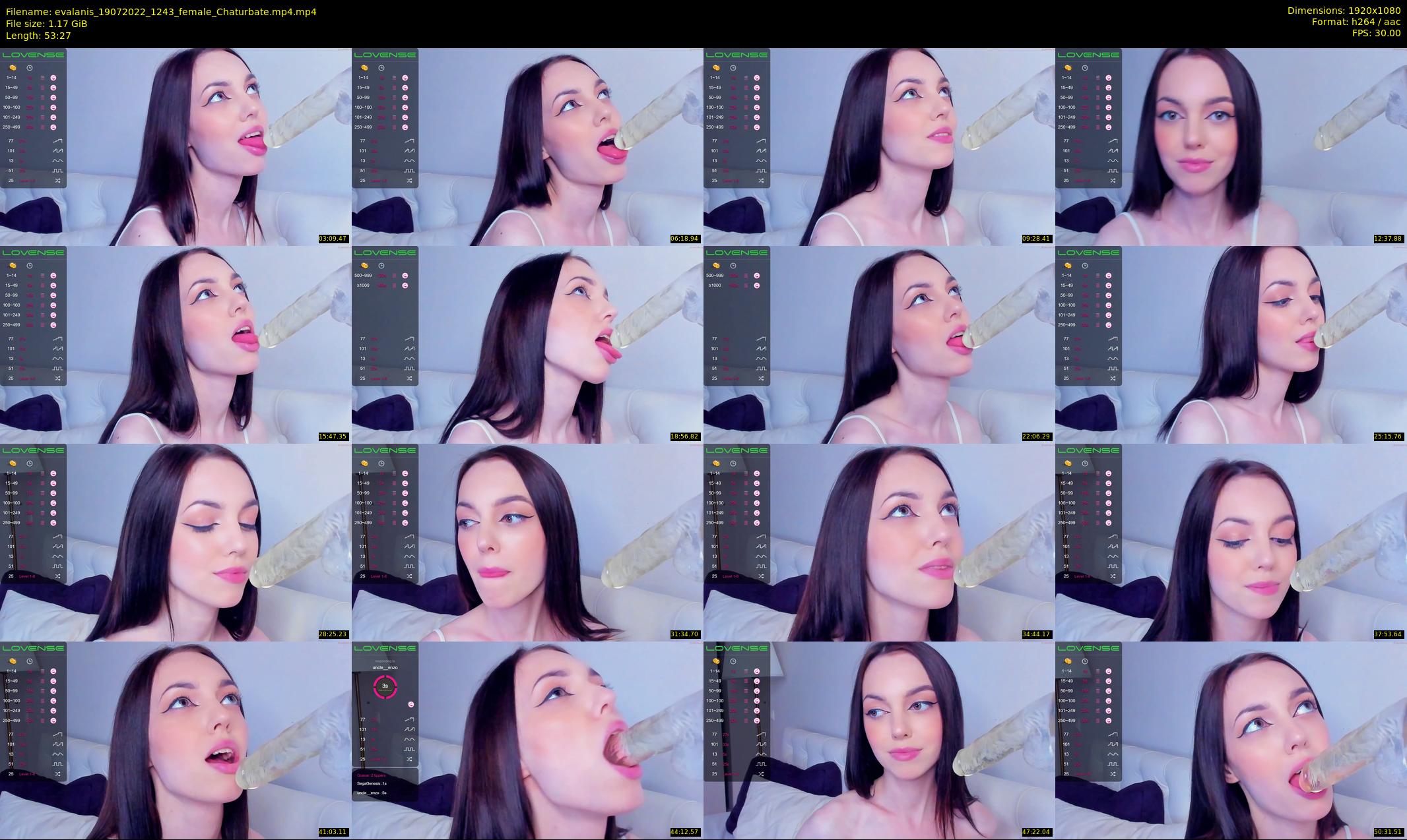 evalanis — 54 minute Chaturbate couple cam show recording, 1080p, Jul 19, 2022