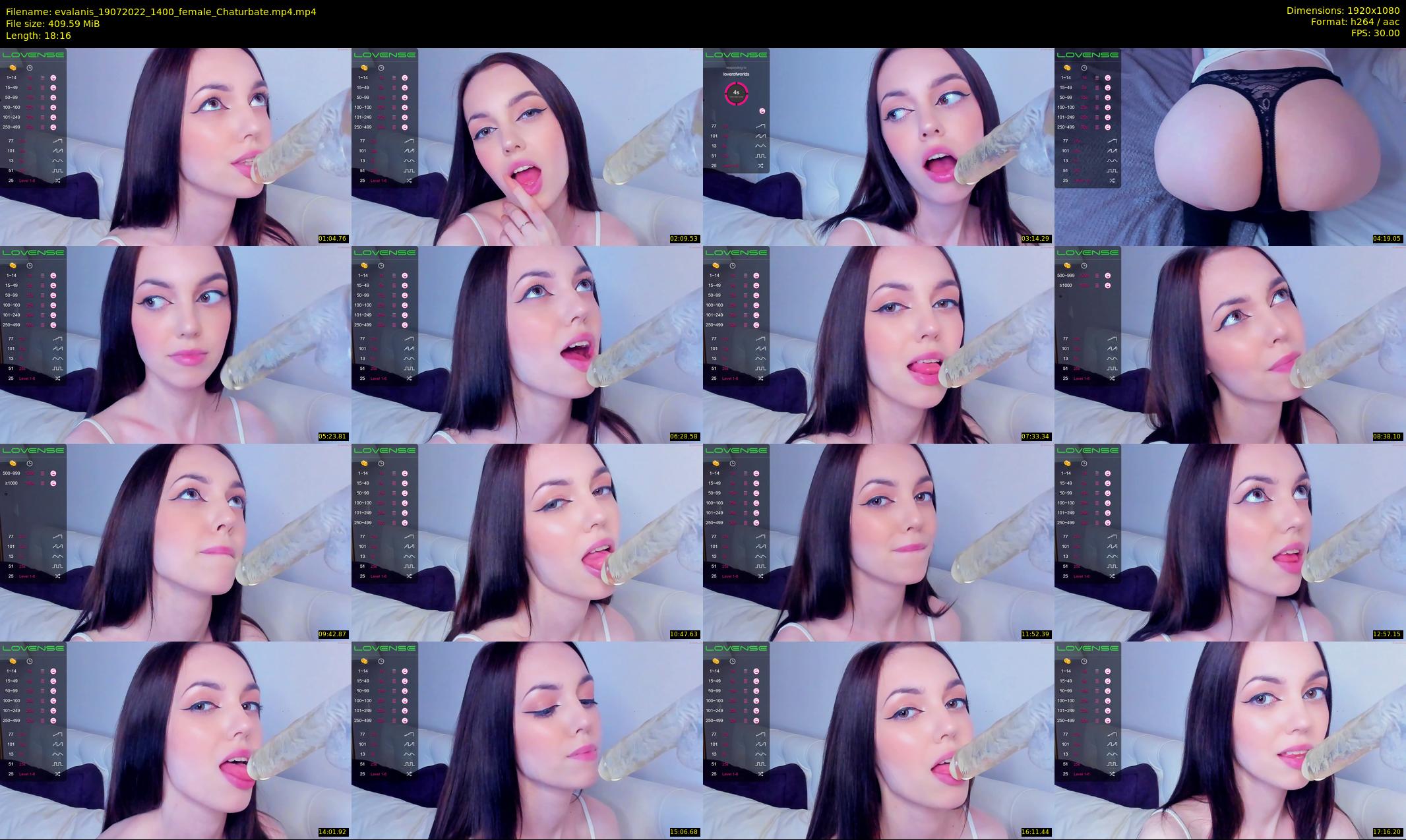 evalanis — 19 minute Chaturbate couple cam show recording, 1080p, Jul 19, 2022