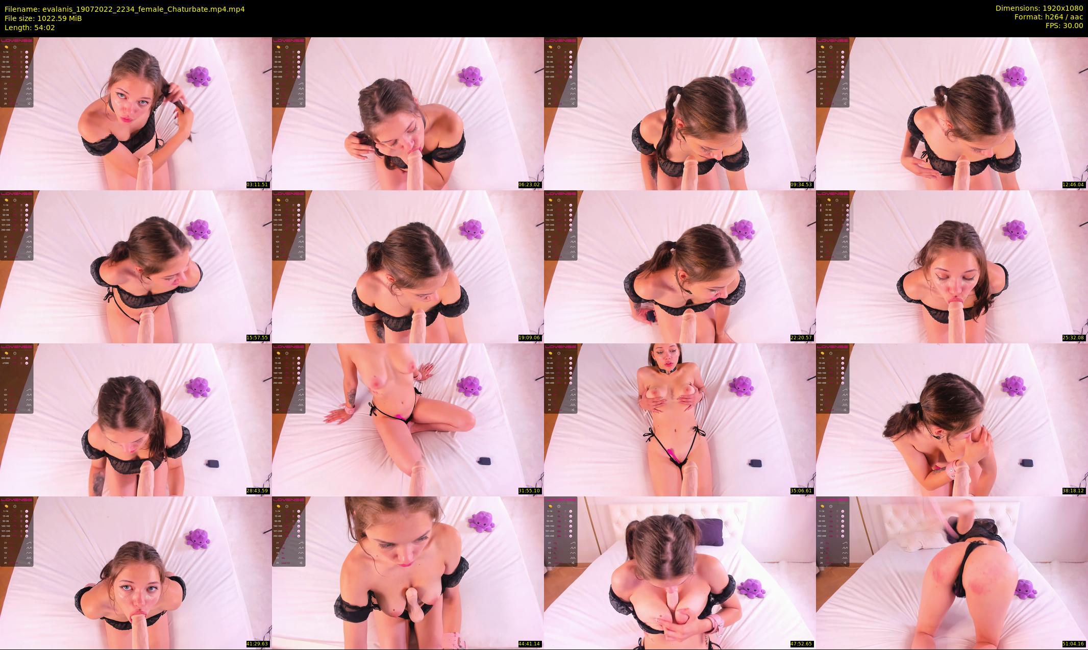 evalanis — 55 minute Chaturbate couple cam show recording, 1080p, Jul 19, 2022