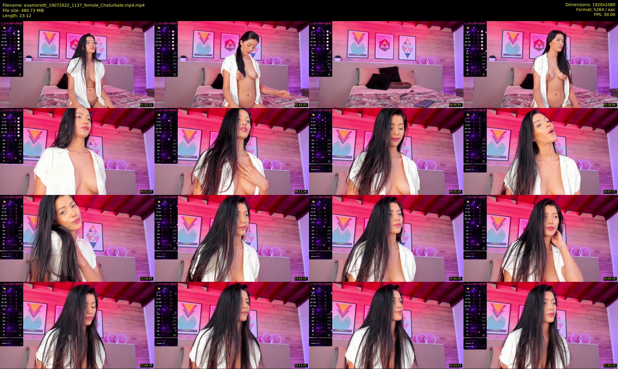 evamoretti — 24 minute Chaturbate female cam show recording, 1080p, Jul 19, 2022