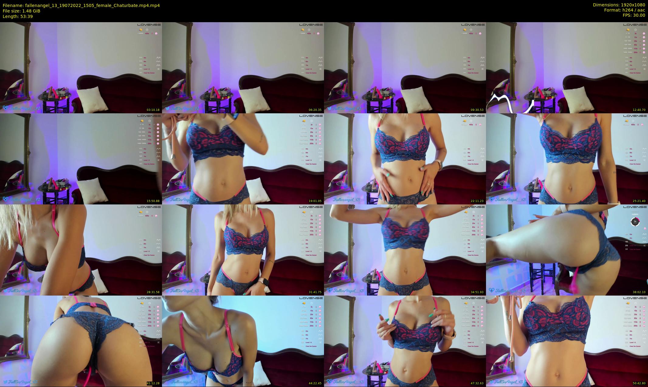 fallenangel_13 — 54 minute Chaturbate female cam show recording, 1080p, Jul 19, 2022