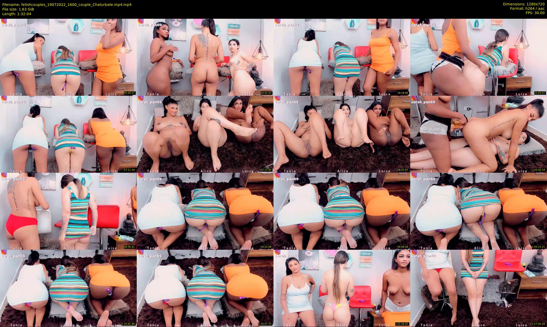 fetishcouples — 93 minute Chaturbate couple cam show recording, 720p, Jul 19, 2022