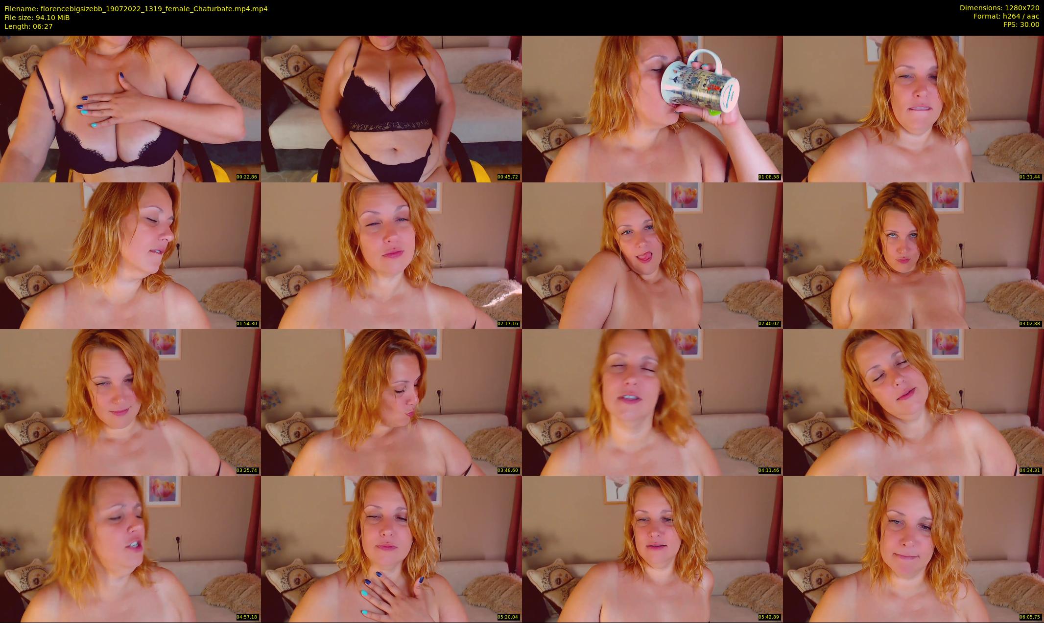 florencebigsizebb — 7 minute Chaturbate female cam show recording, 720p, Jul 19, 2022