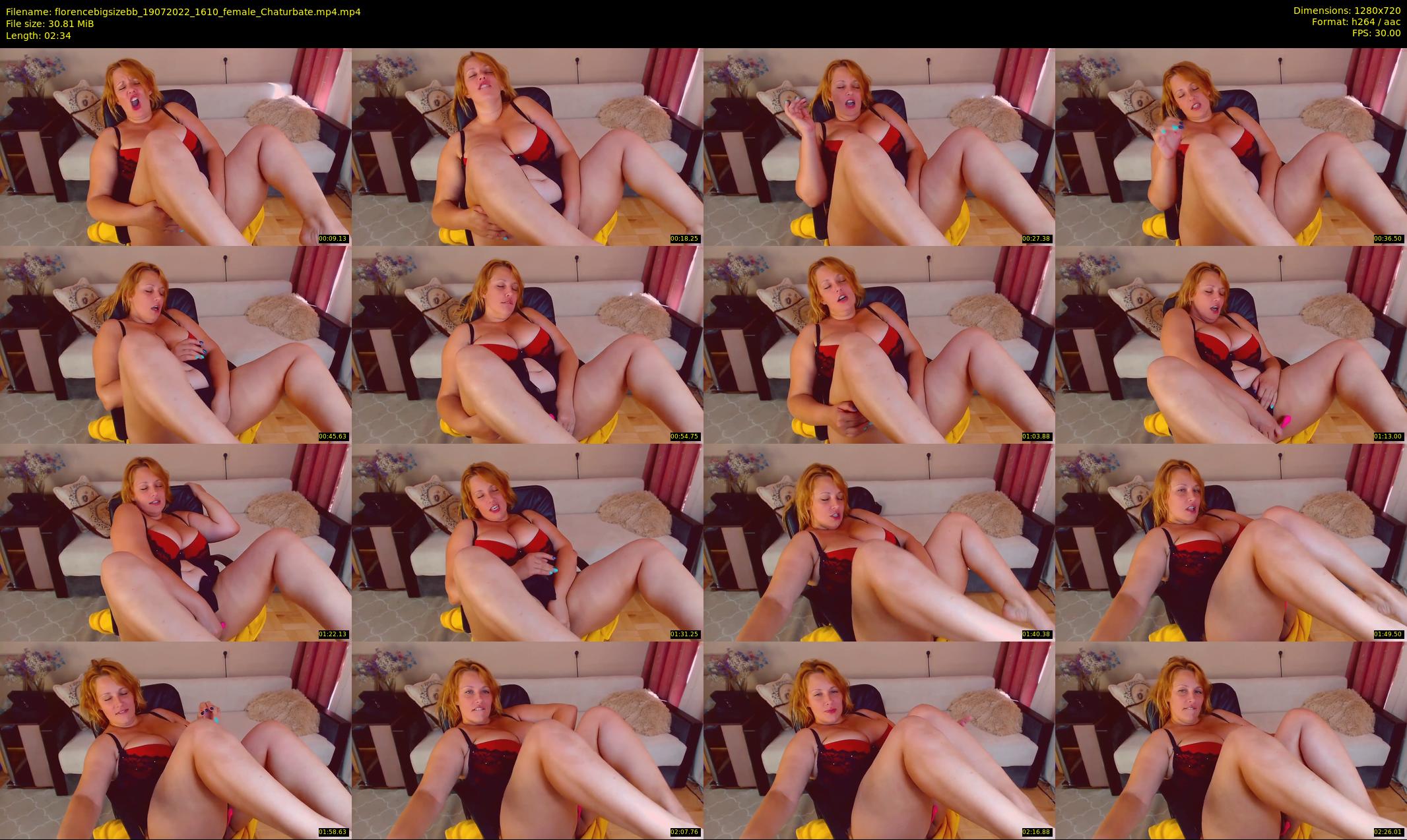 florencebigsizebb — 3 minute Chaturbate female cam show recording, 720p, Jul 19, 2022