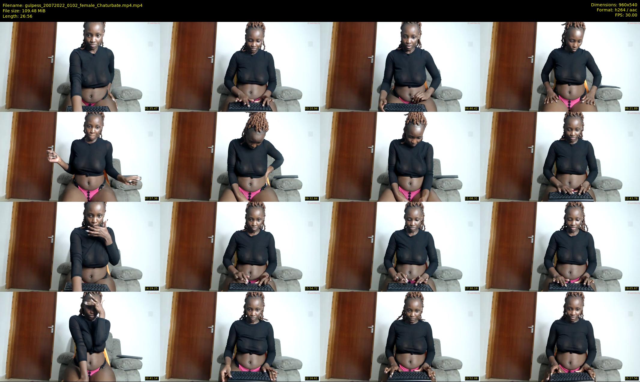 gulpess — 27 minute Chaturbate female cam show recording, 480p, Jul 20, 2022