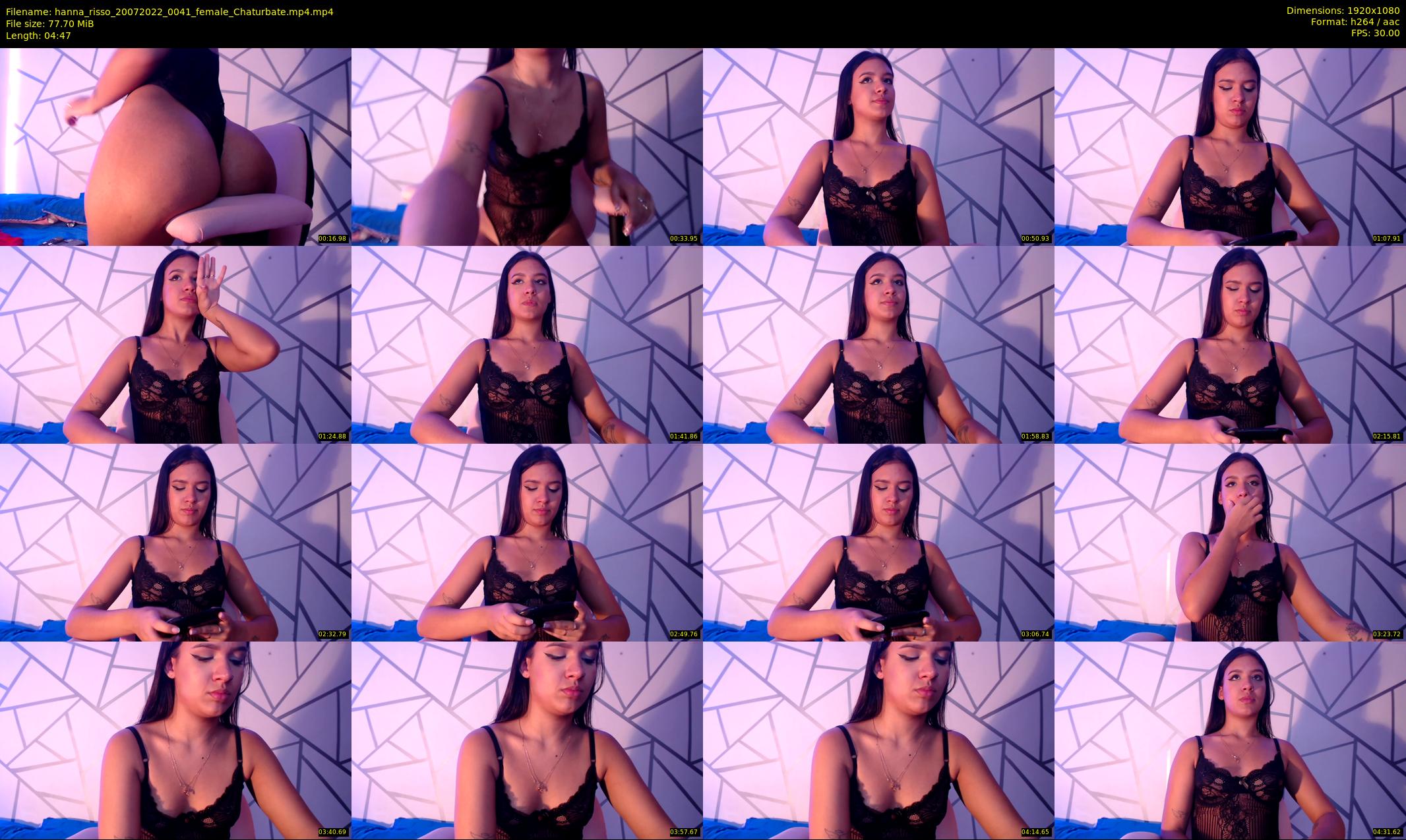 hanna_risso — 5 minute Chaturbate female cam show recording, 1080p, Jul 20, 2022