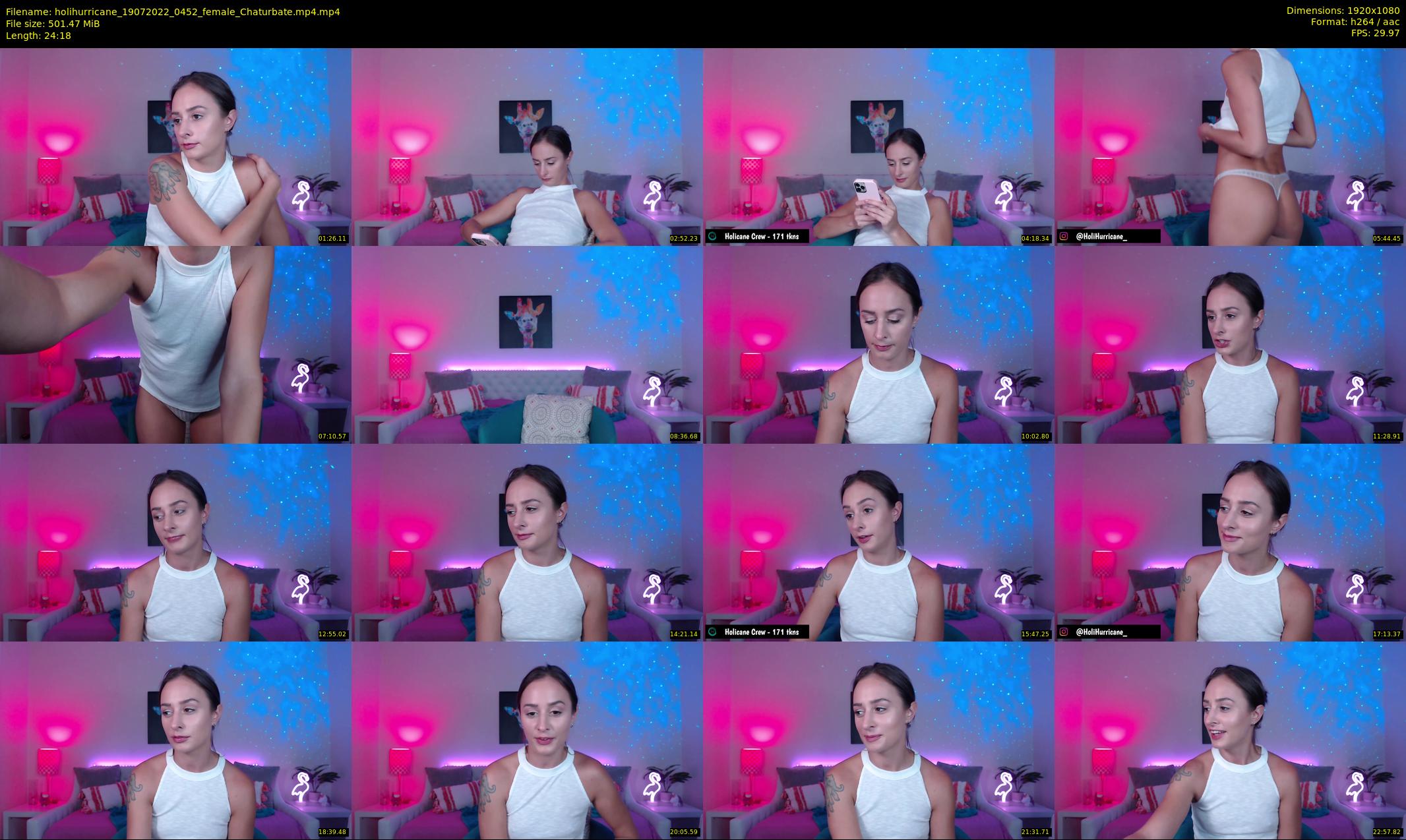 holihurricane — 25 minute Chaturbate female cam show recording, 1080p, Jul 19, 2022
