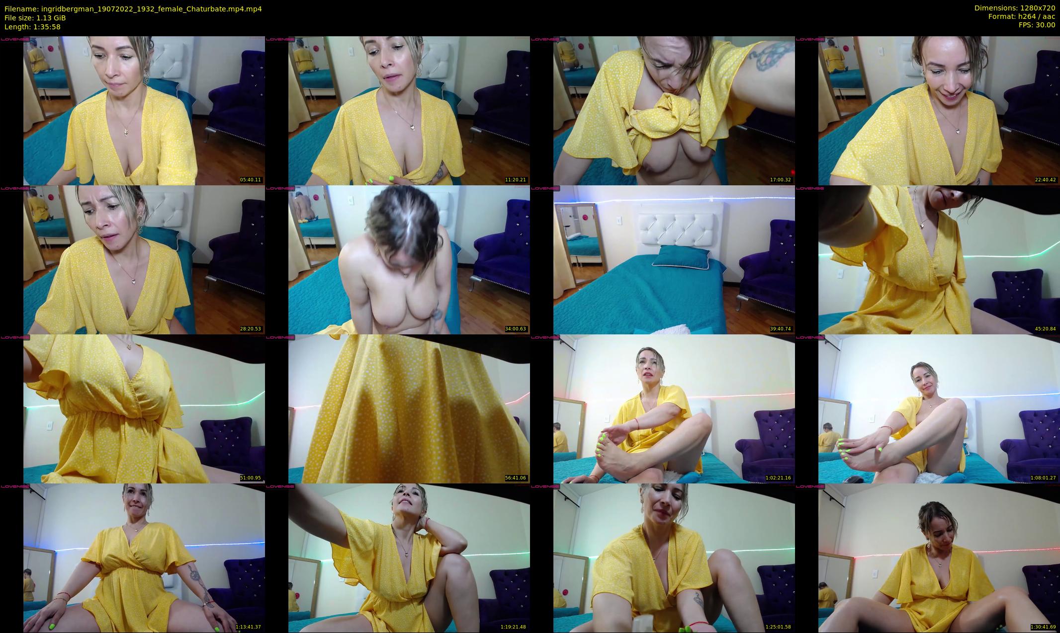 ingridbergman — 96 minute Chaturbate female cam show recording, 720p, Jul 19, 2022