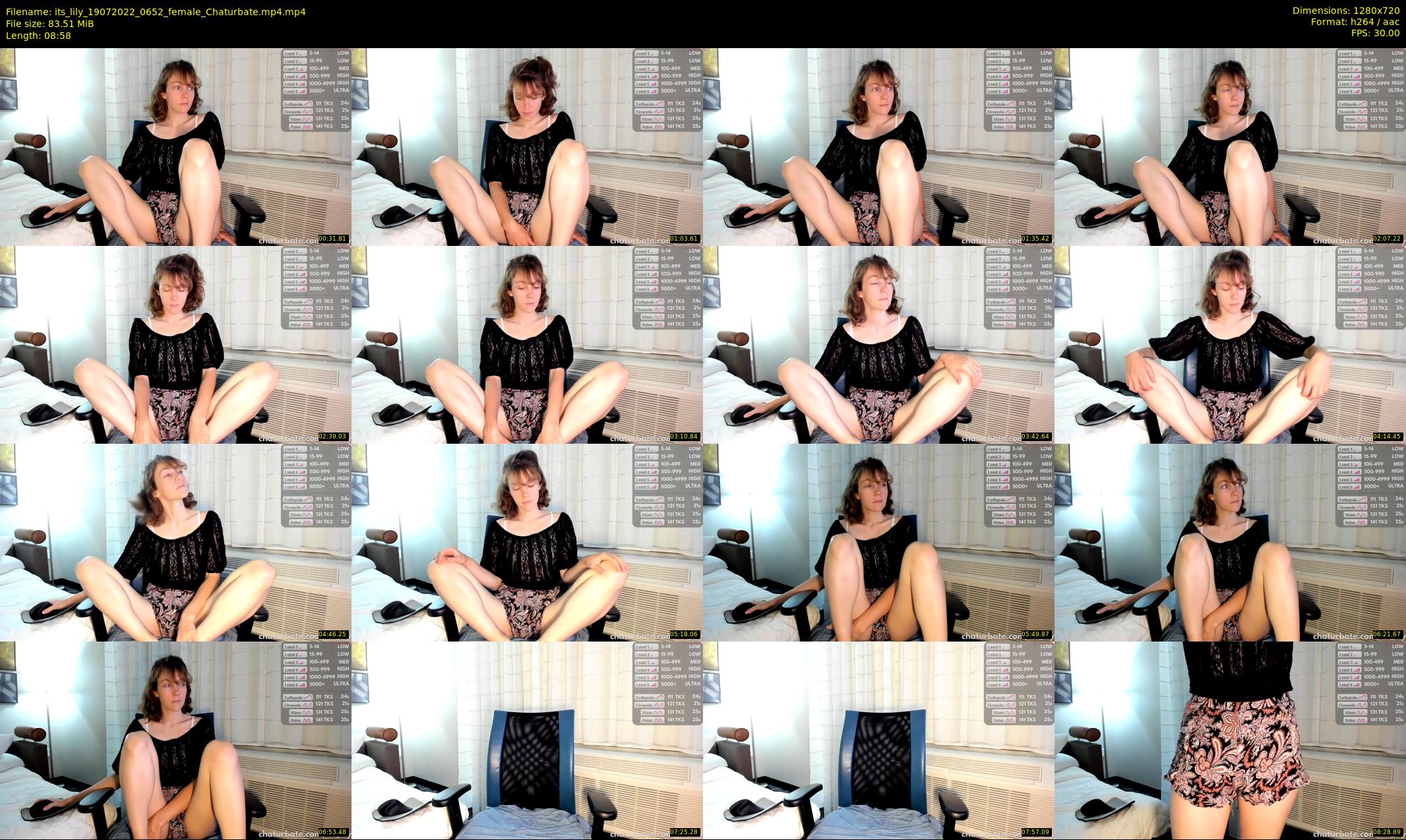 its_lily — 9 minute Chaturbate female cam show recording, 720p, Jul 19, 2022
