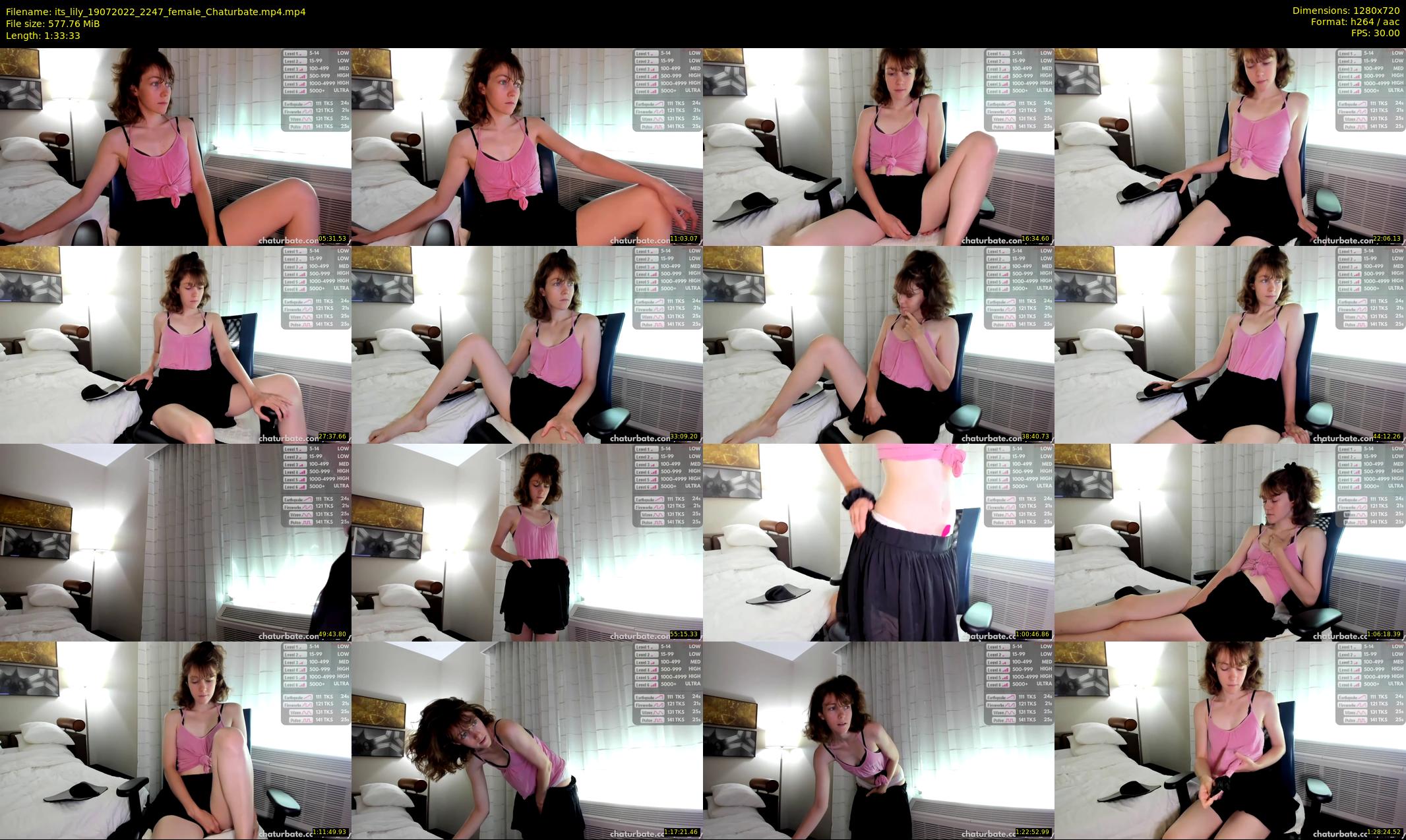 its_lily — 94 minute Chaturbate female cam show recording, 720p, Jul 19, 2022