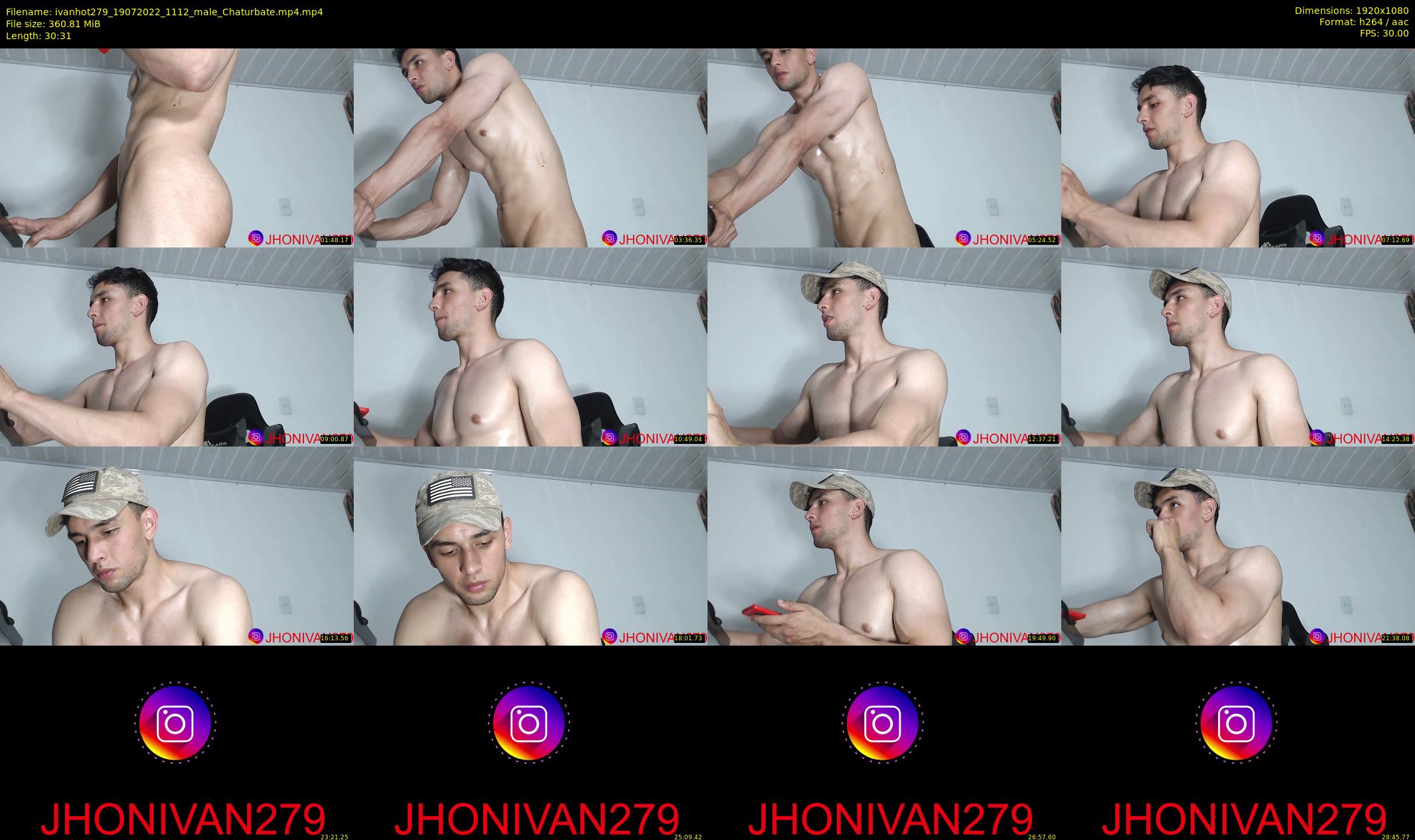 ivanhot279 — 31 minute Chaturbate male cam show recording, 1080p, Jul 19, 2022