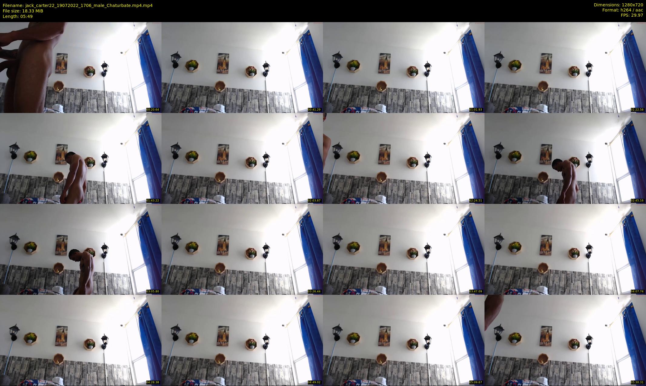 jack_carter22 — 6 minute Chaturbate male cam show recording, 720p, Jul 19, 2022