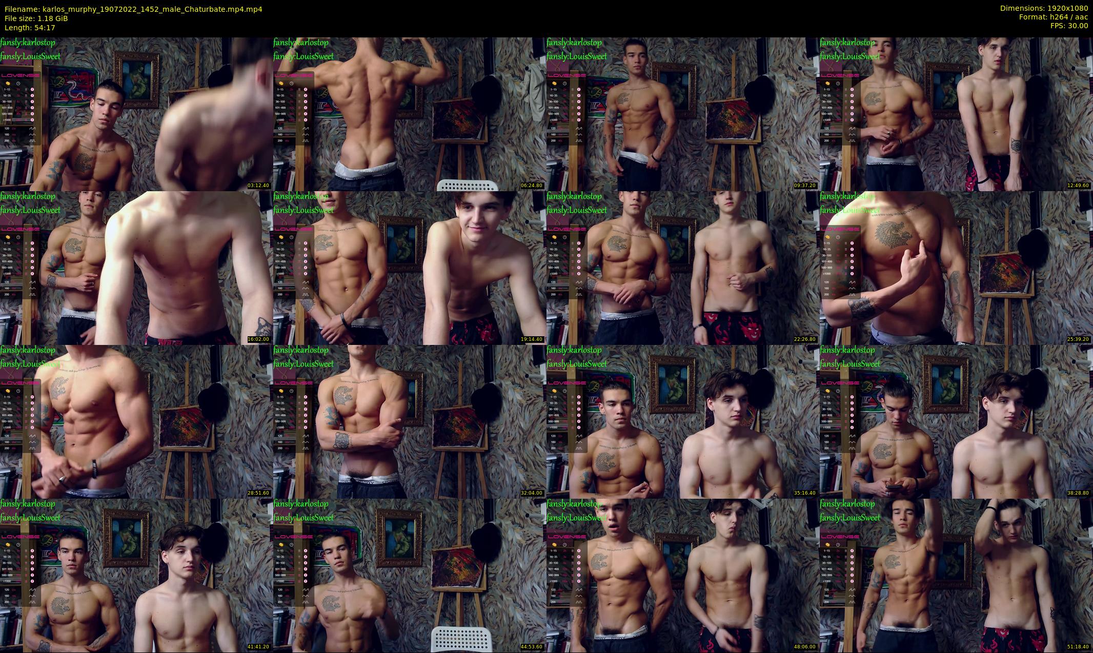 karlos_murphy — 55 minute Chaturbate male cam show recording, 1080p, Jul 19, 2022