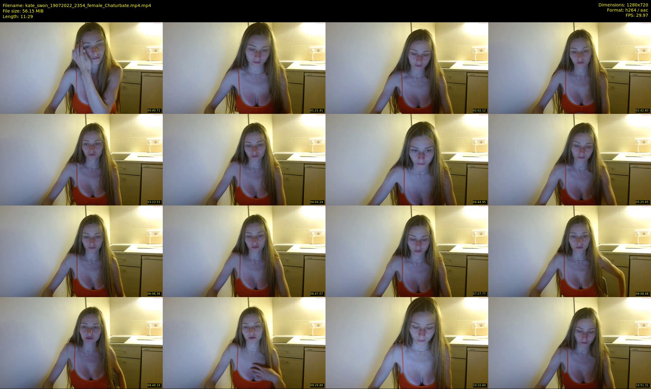 kate_swon — 12 minute Chaturbate female cam show recording, 720p, Jul 19, 2022