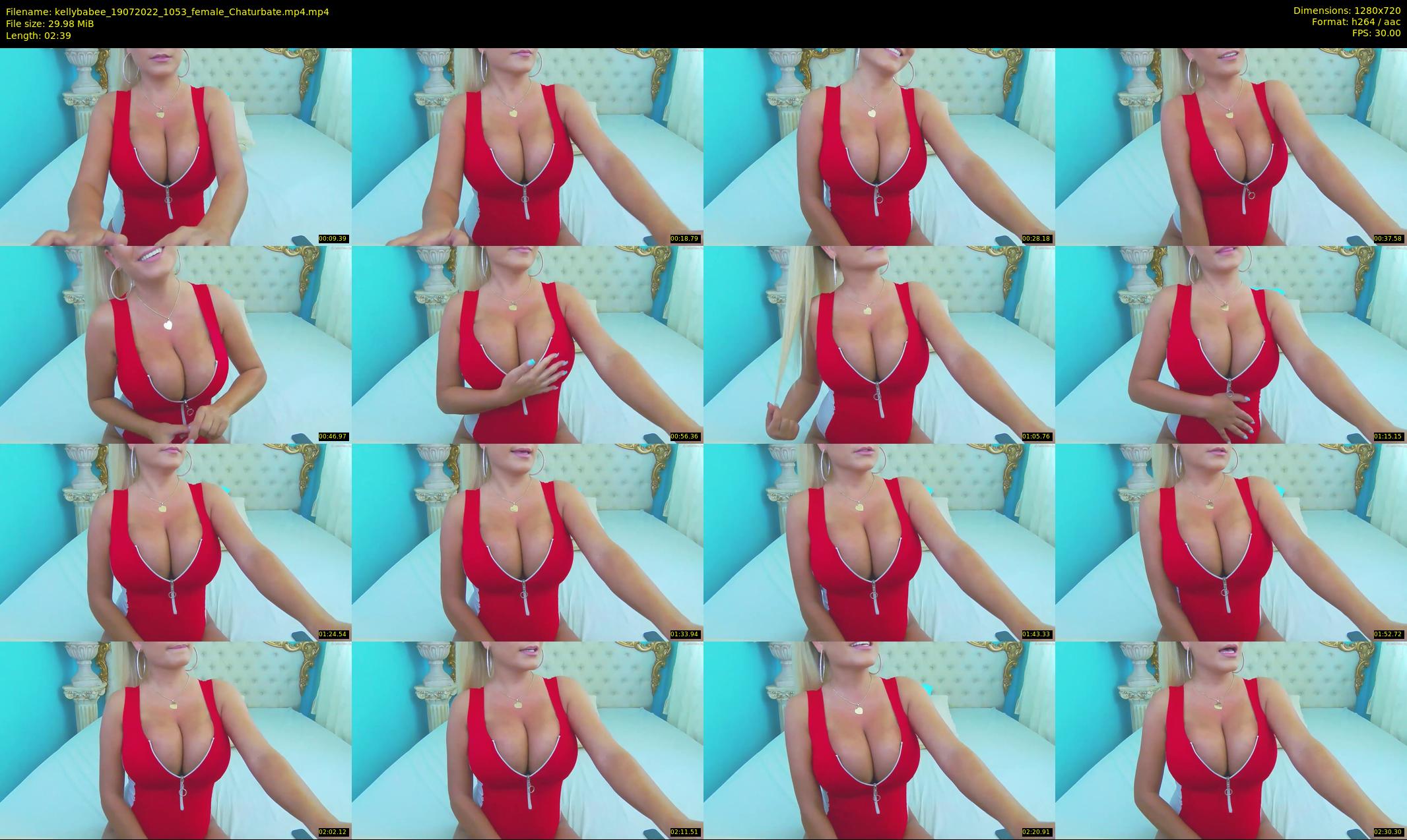 kellybabee — 3 minute Chaturbate female cam show recording, 720p, Jul 19, 2022