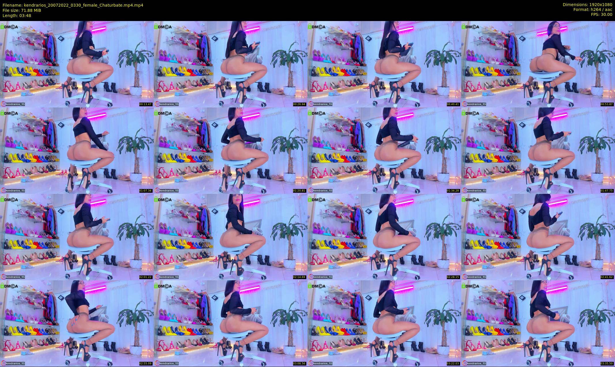 kendrarios — 4 minute Chaturbate female cam show recording, 1080p, Jul 20, 2022