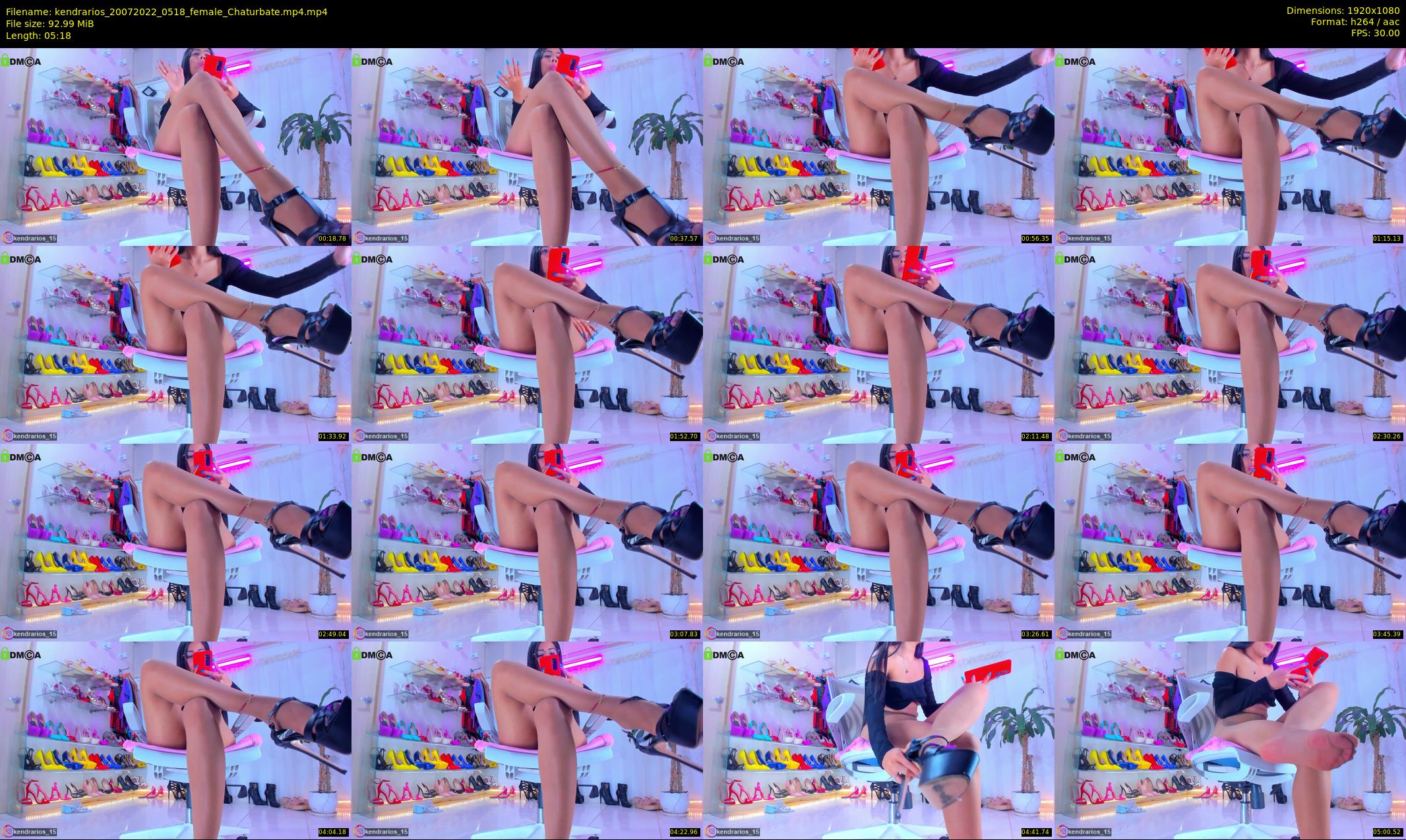 kendrarios — 6 minute Chaturbate female cam show recording, 1080p, Jul 20, 2022