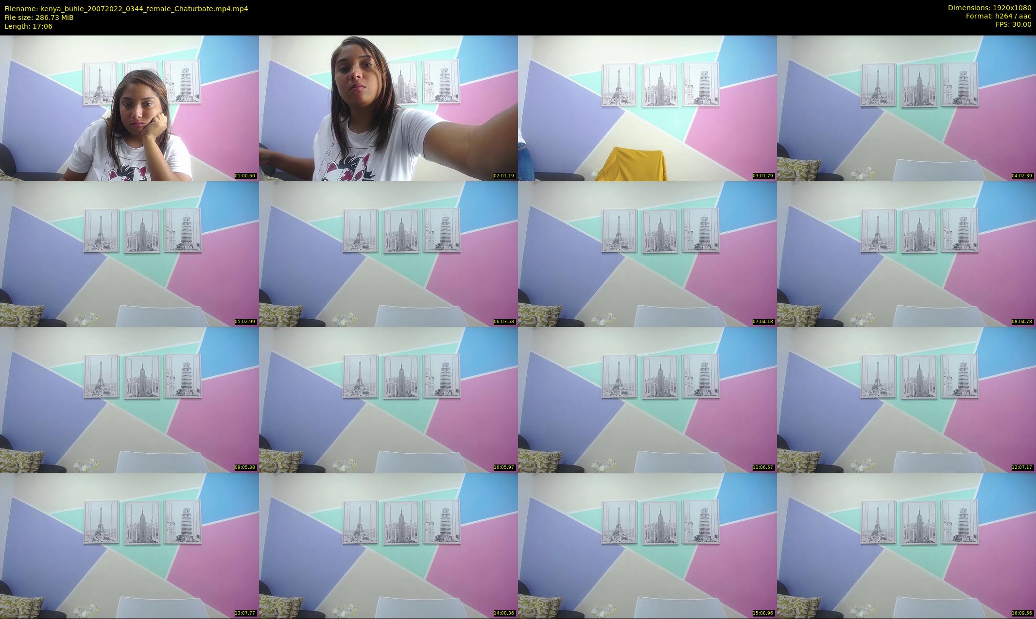 kenya_buhle — 18 minute Chaturbate female cam show recording, 1080p, Jul 20, 2022