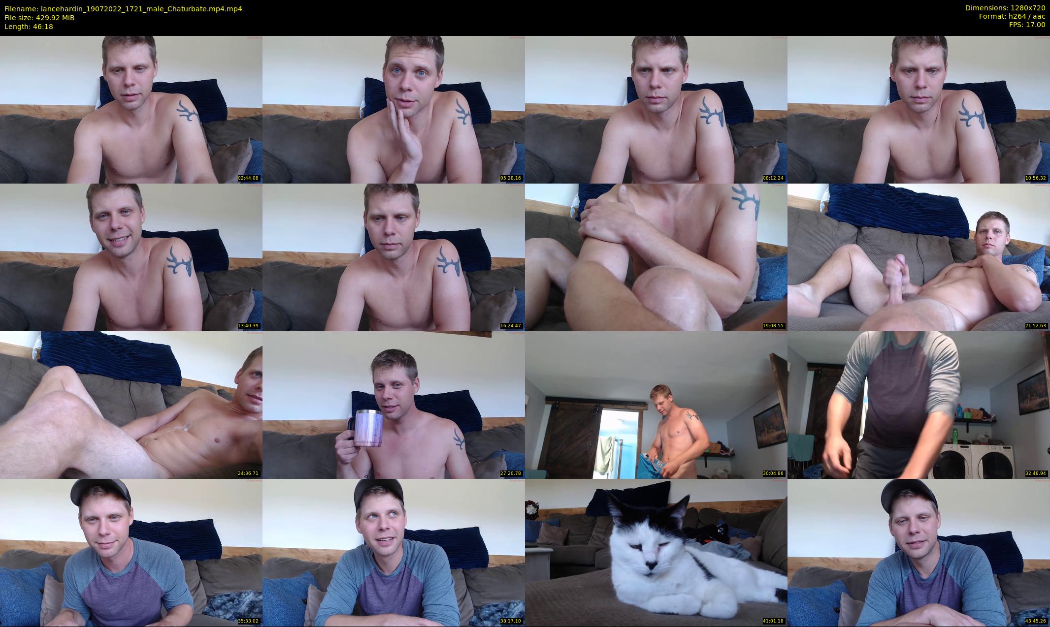 lancehardin — 47 minute Chaturbate male cam show recording, 720p, Jul 19, 2022