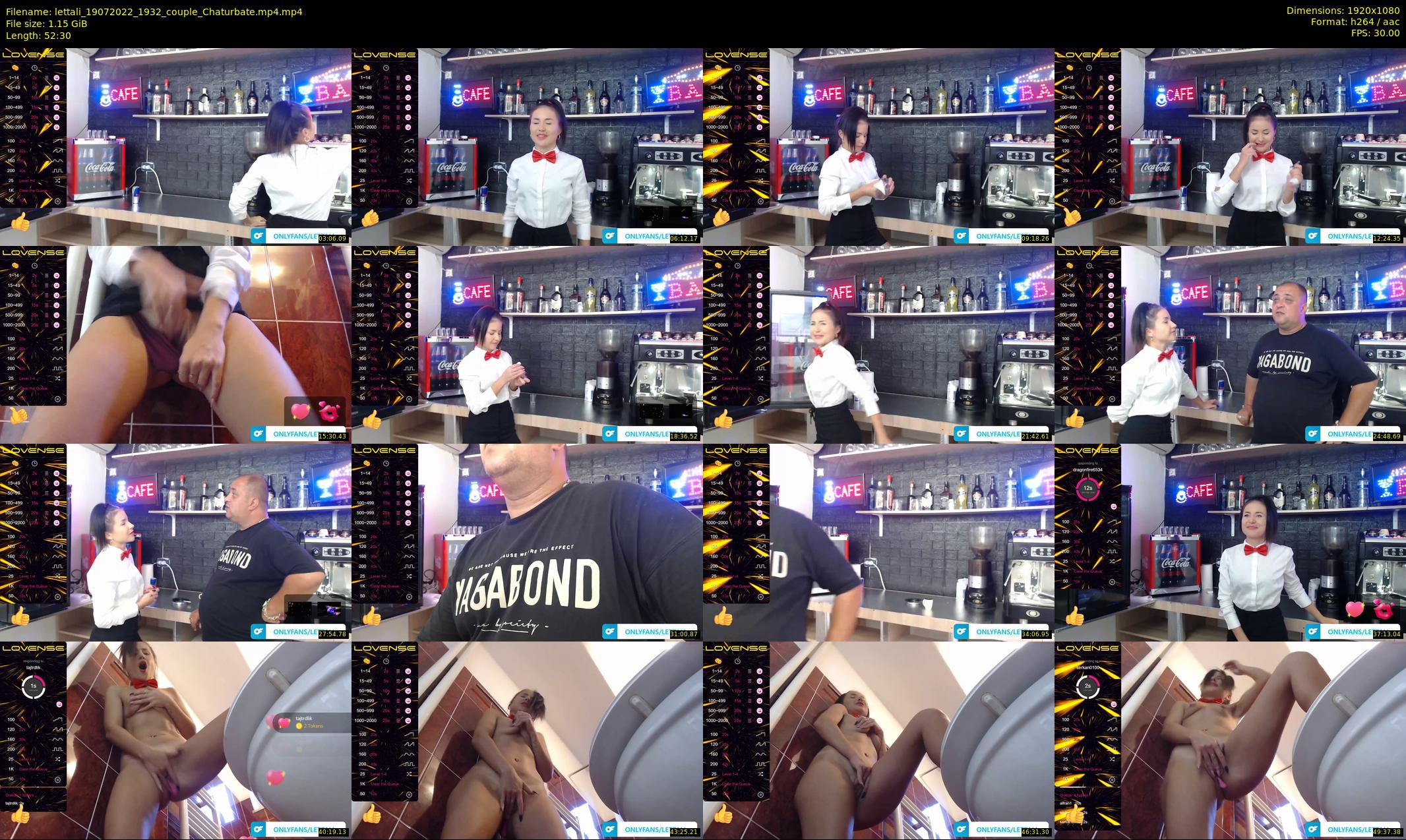 lettali — 53 minute Chaturbate female cam show recording, 1080p, Jul 19, 2022