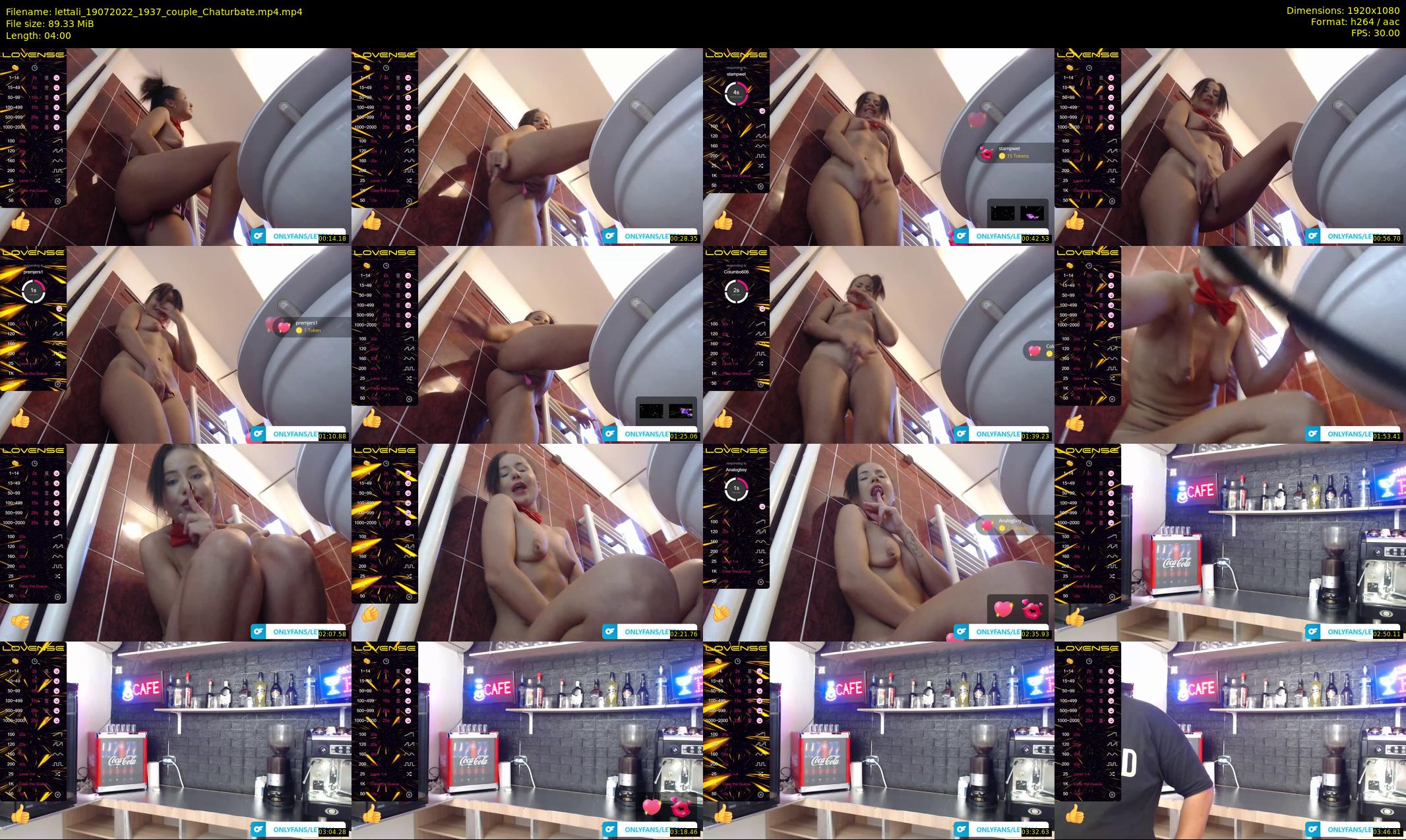 lettali — 4 minute Chaturbate female cam show recording, 1080p, Jul 19, 2022