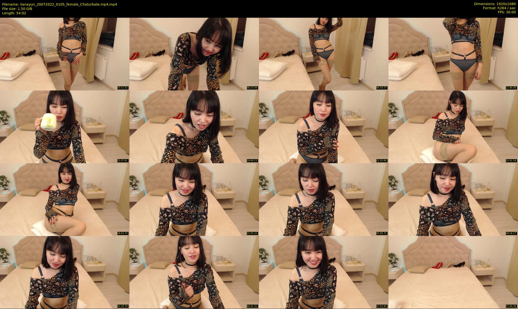 lianayun — 55 minute Chaturbate female cam show recording, 1080p, Jul 20, 2022